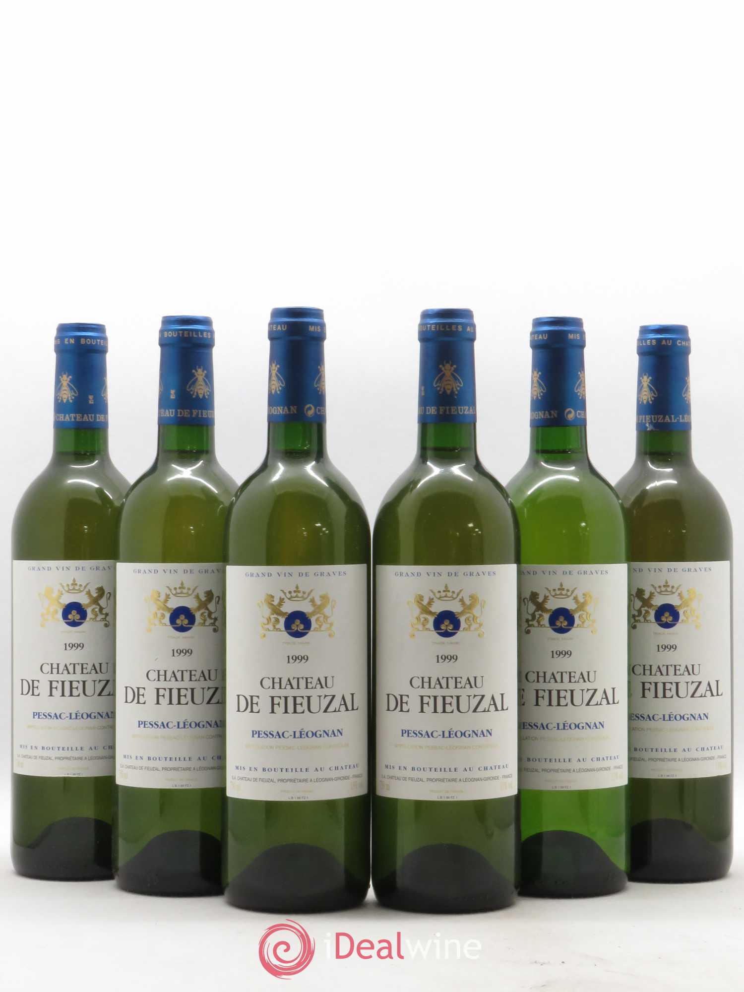 Château de Fieuzal 1999 - Lot de 6 bouteilles - 0