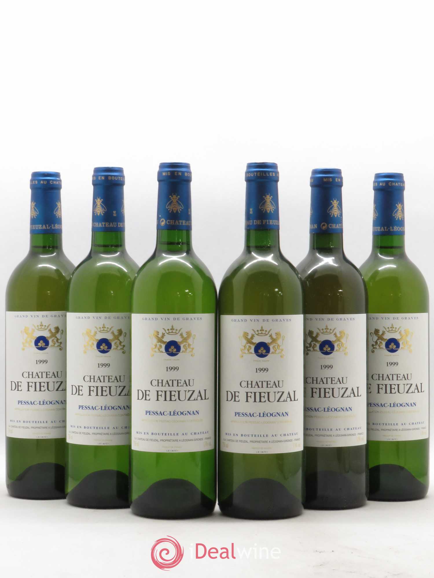 Château de Fieuzal 1999 - Lot de 6 bouteilles - 0