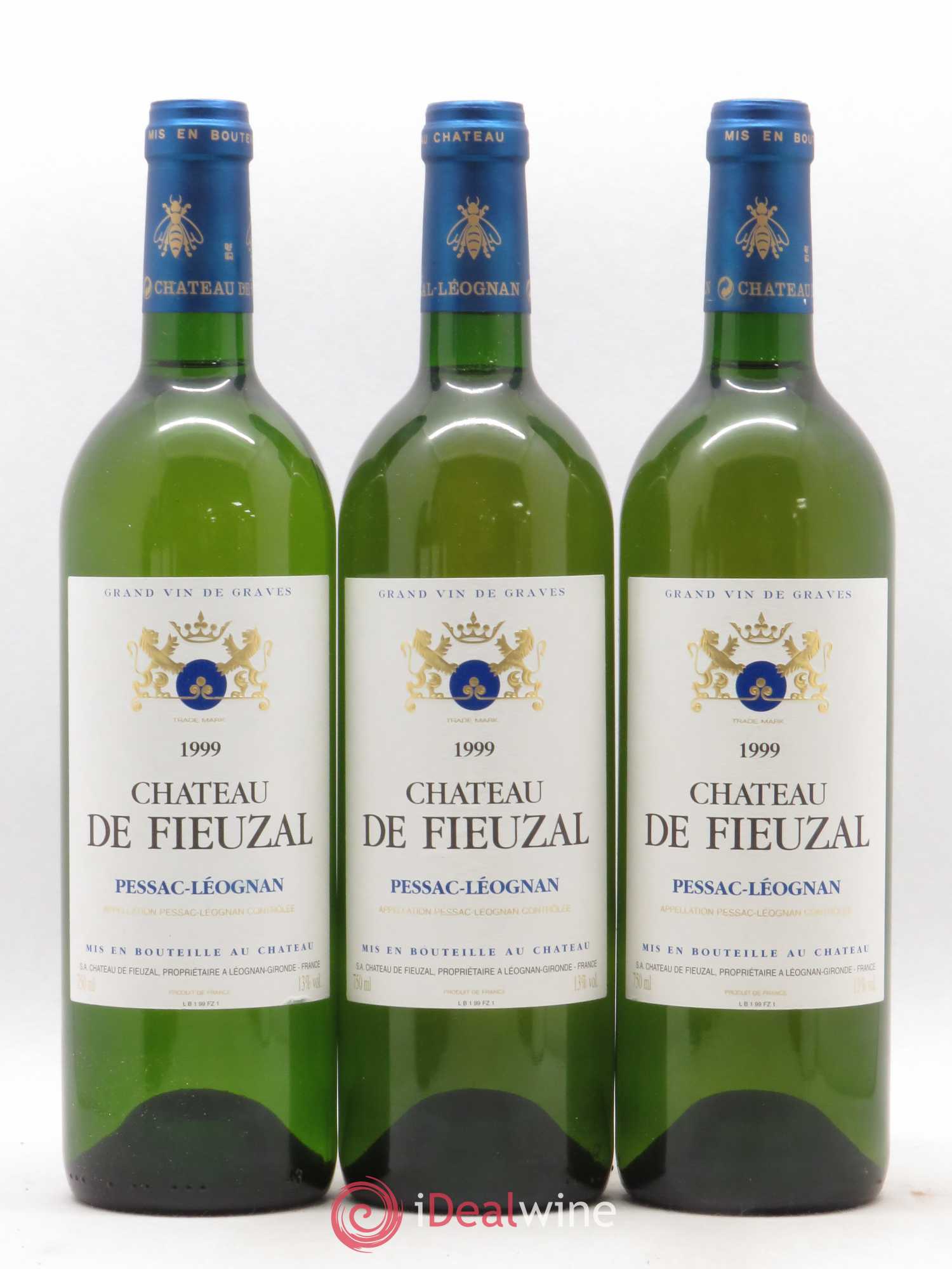 Château de Fieuzal 1999 - Lot de 3 bouteilles - 0
