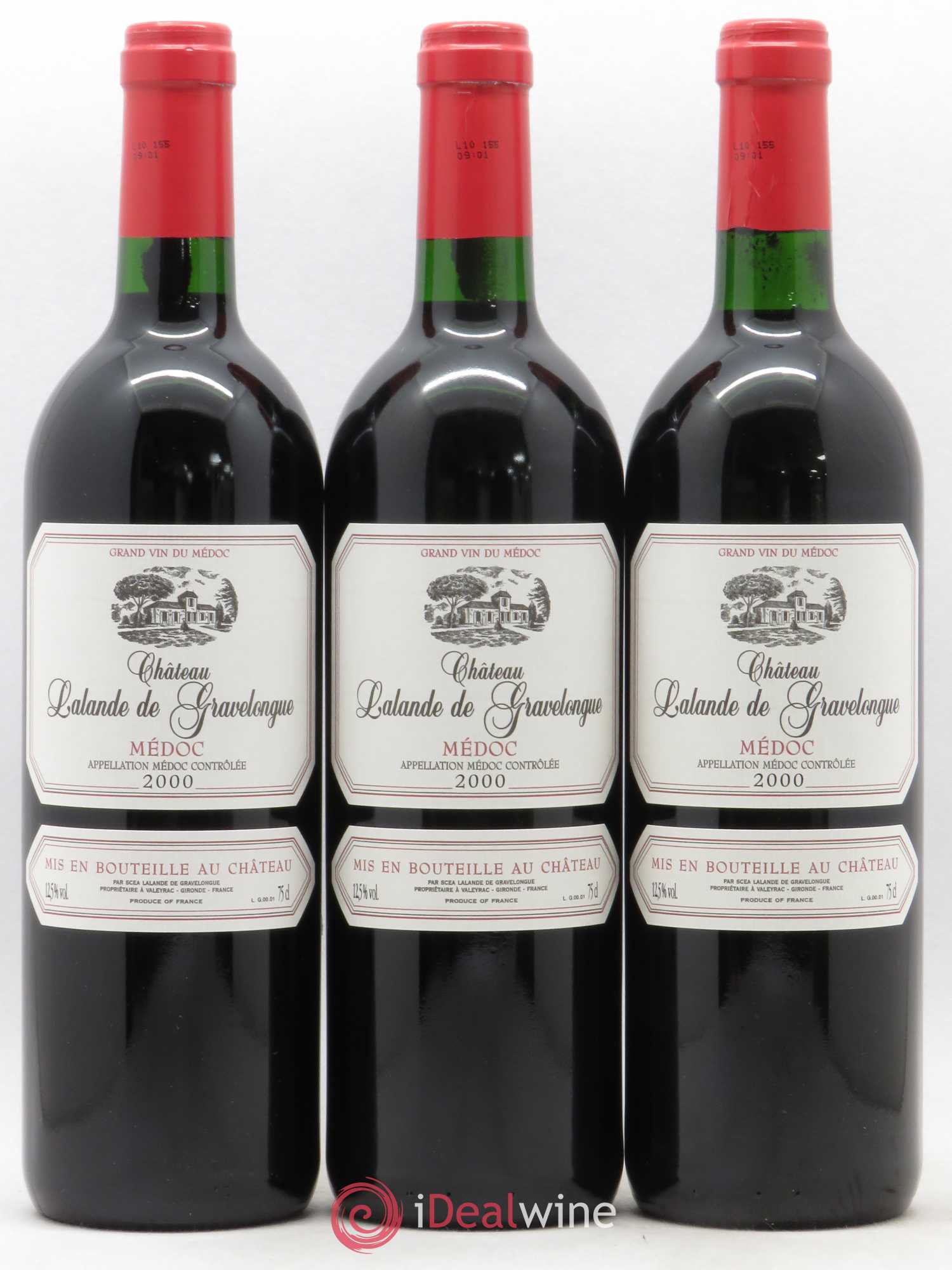 Médoc Lalande de Gravelongue 2000 - Posten von 12 Flaschen - 4