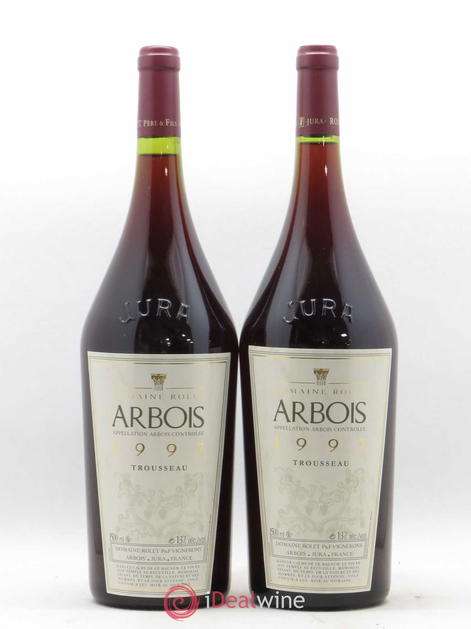 Arbois Trousseau Domaine Rolet 1997 - Lot de 2 magnums - 0