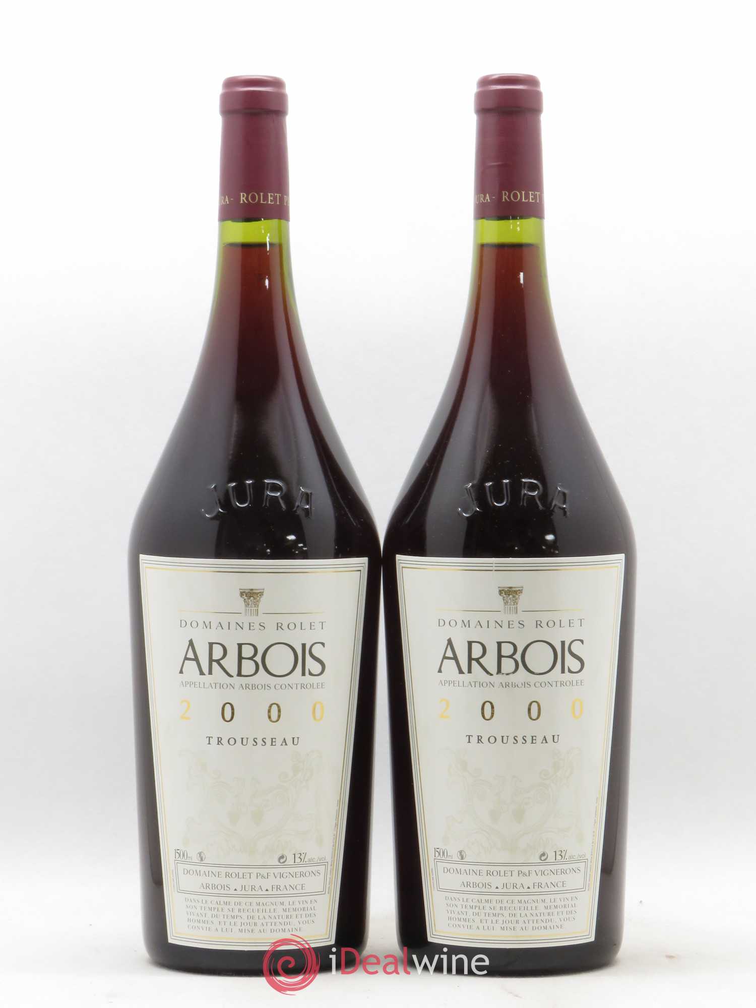 Arbois Trousseau Domaine Rolet 2000 - Lot de 2 magnums - 0