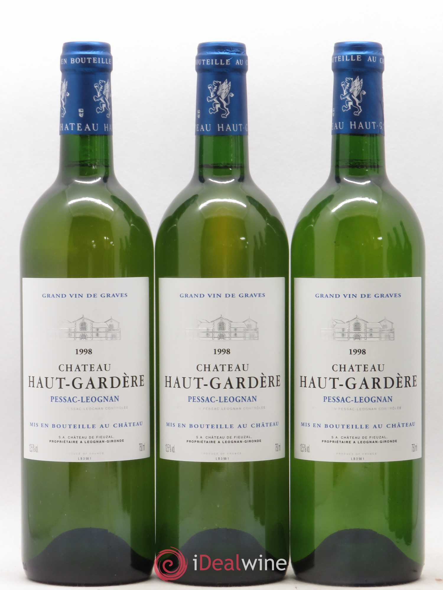 Château Haut-Gardère 1998 - Lot de 6 bouteilles - 1