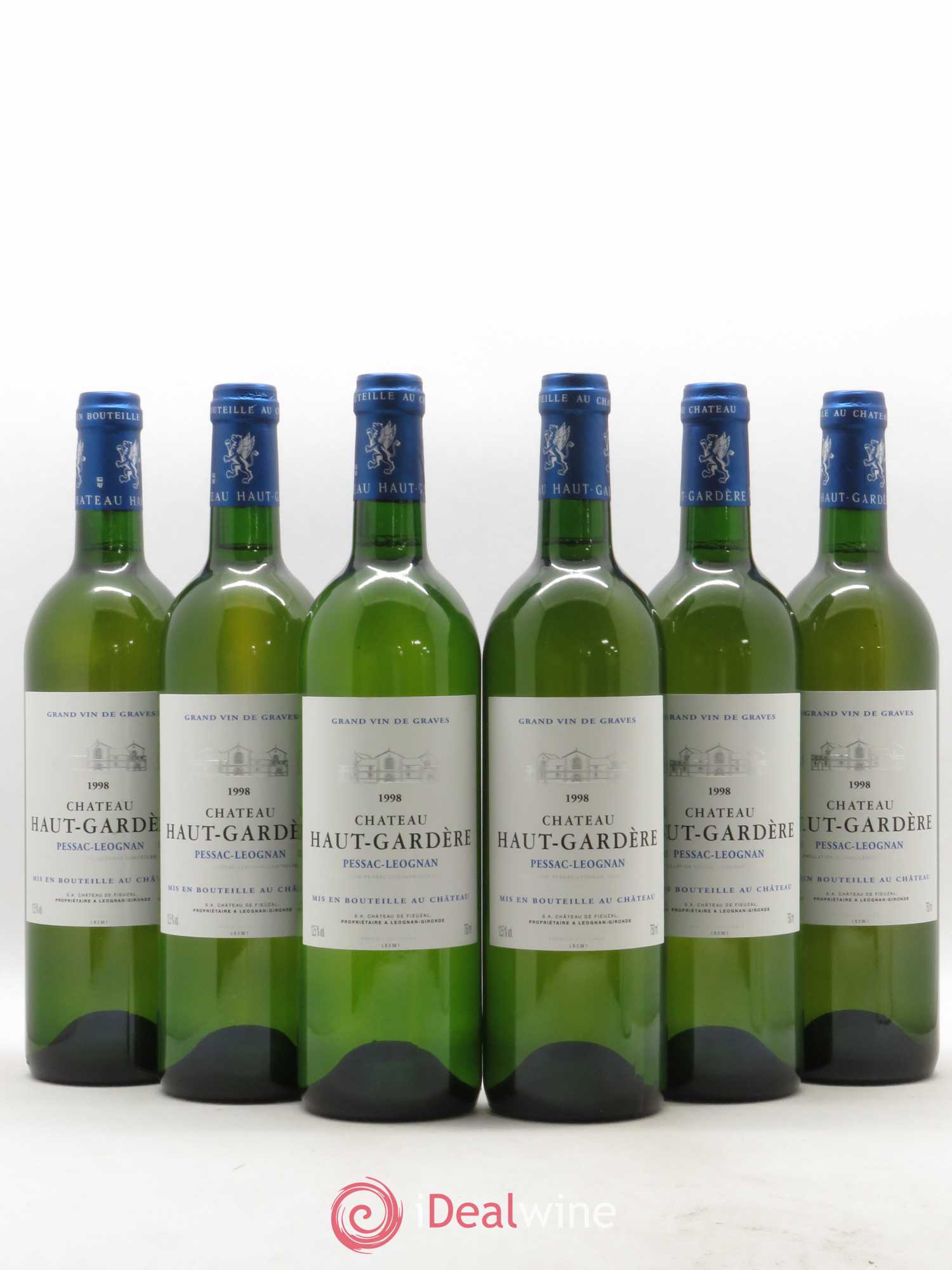 Château Haut-Gardère 1998 - Lot de 6 bouteilles - 0