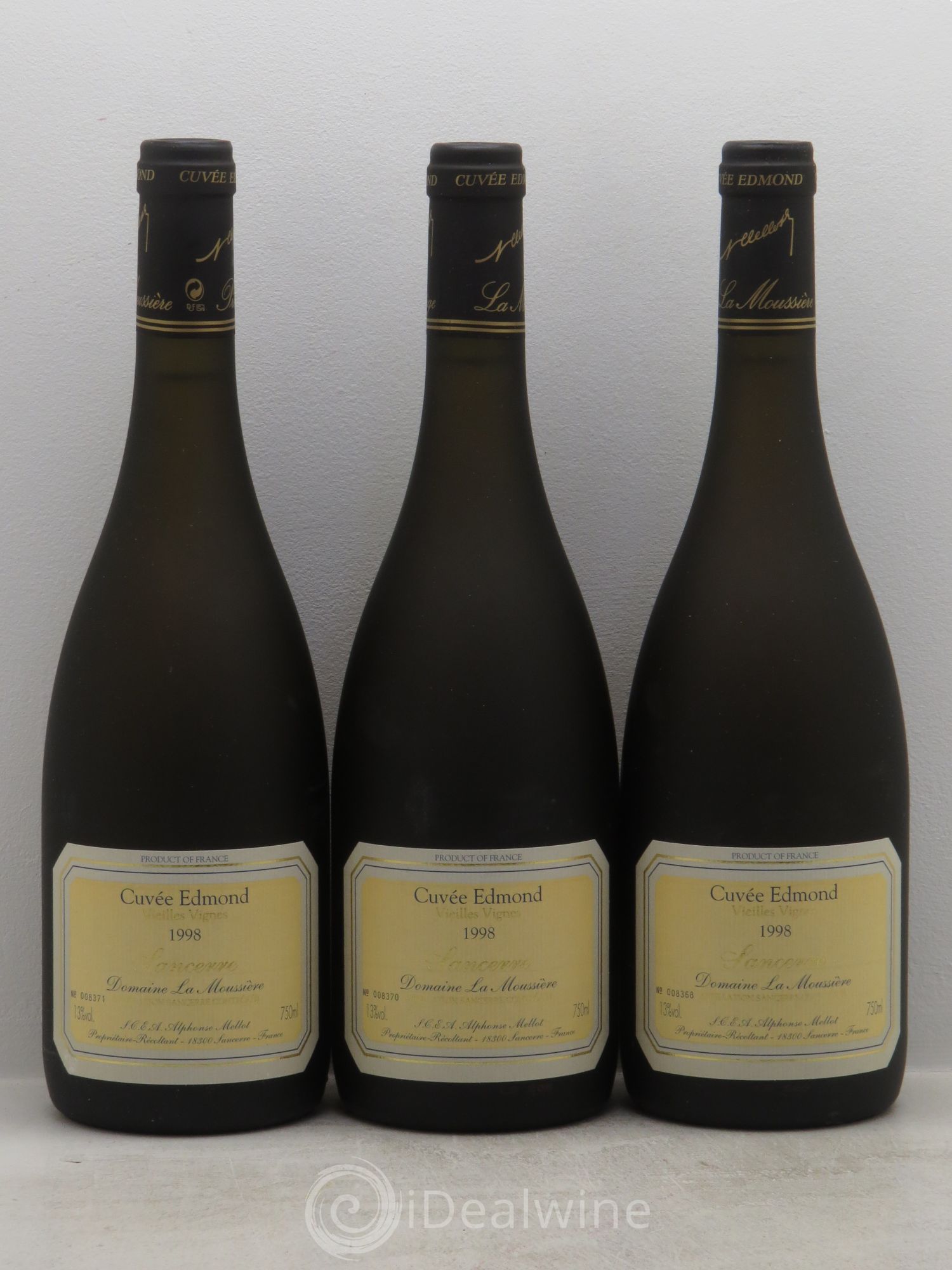 Sancerre Cuvée Edmond Alphonse Mellot 1998 - Posten von 3 Flaschen - 0