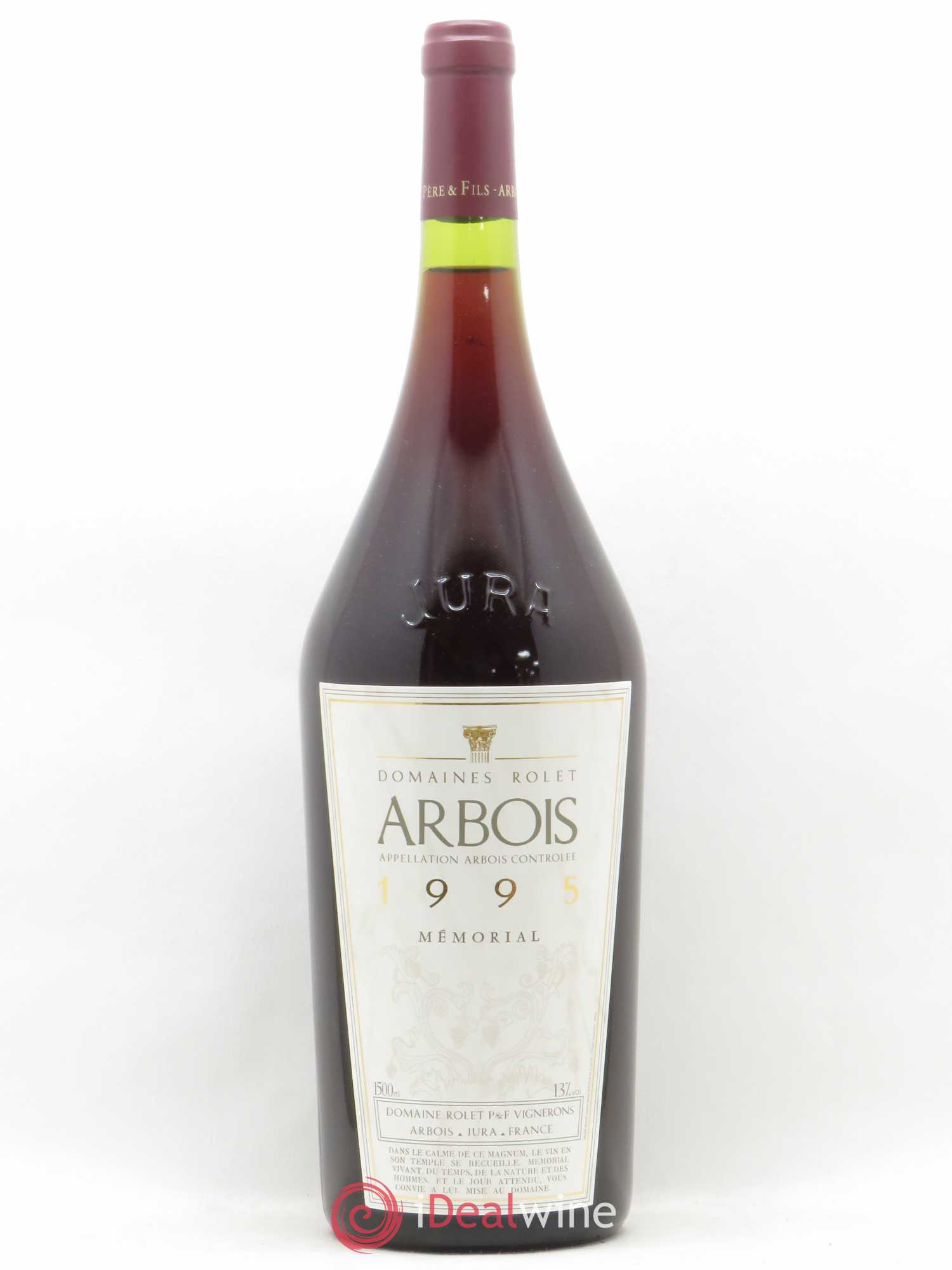 Arbois Cuvée Mémorial Domaine Rolet (sans prix de réserve) 1995 - Lot de 1 magnum - 0