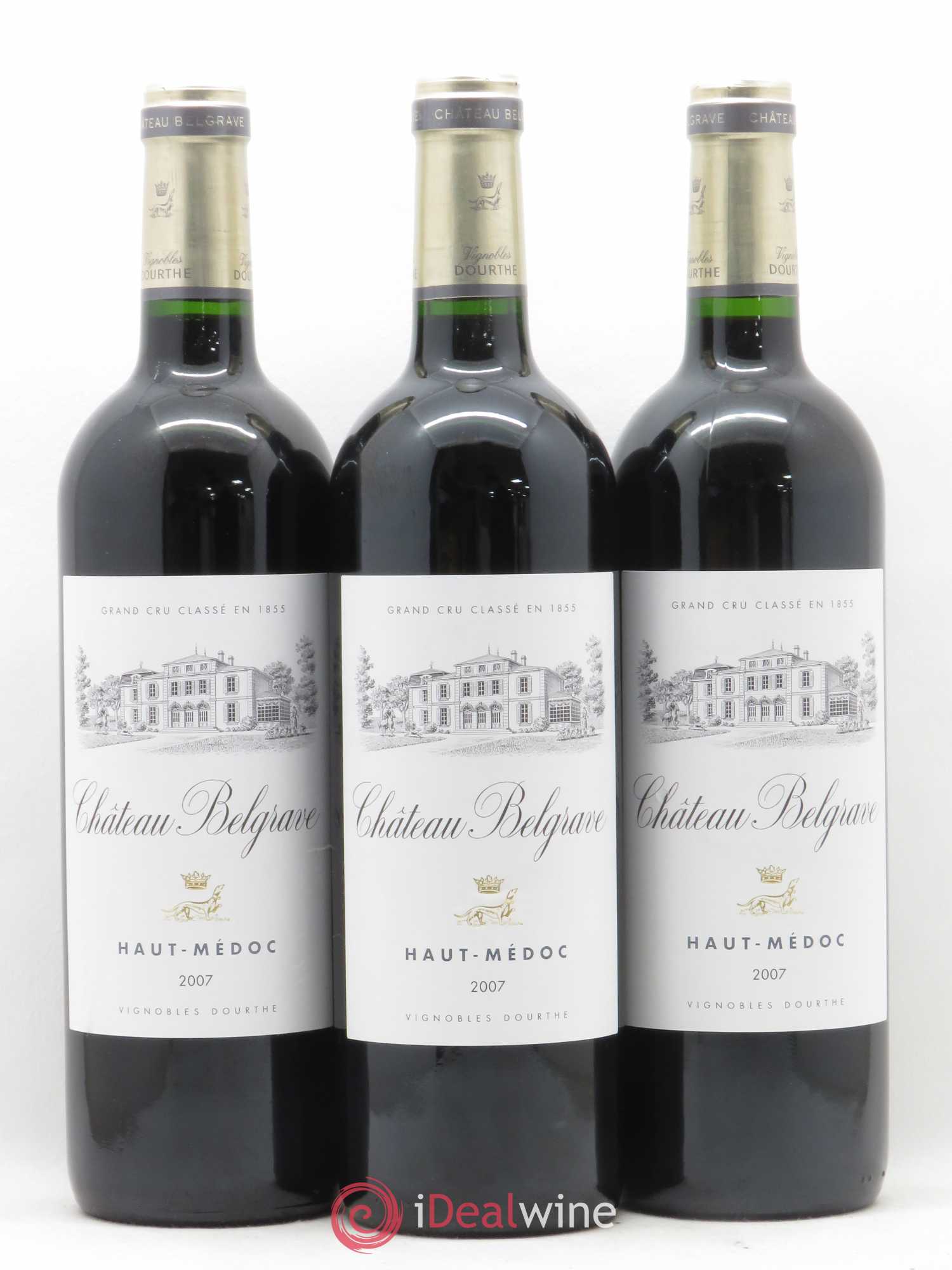 Château Belgrave 5ème Grand Cru Classé 2007 - Lot de 6 bouteilles - 2