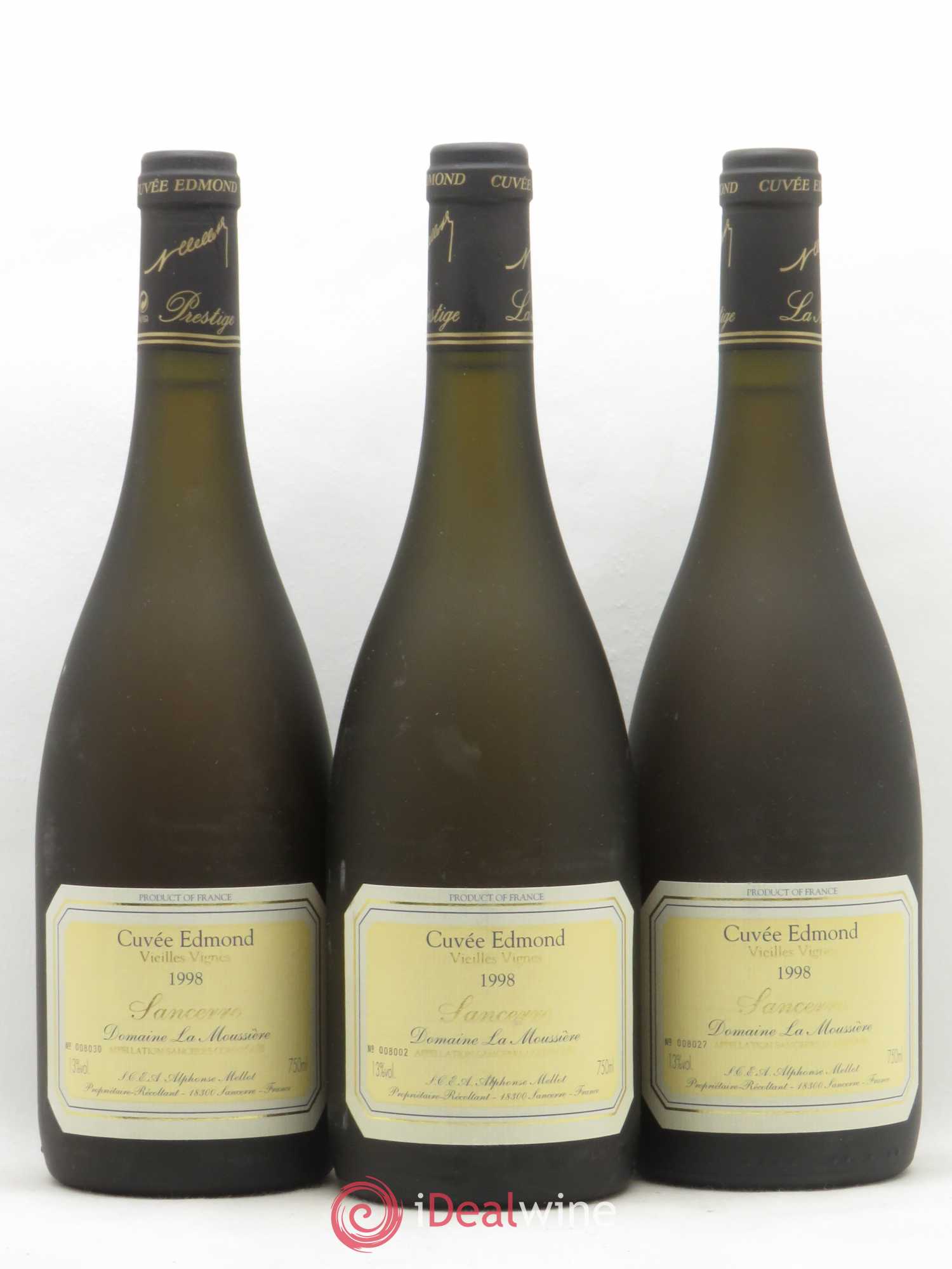 Sancerre Cuvée Edmond Alphonse Mellot 1998 - Posten von 3 Flaschen - 0