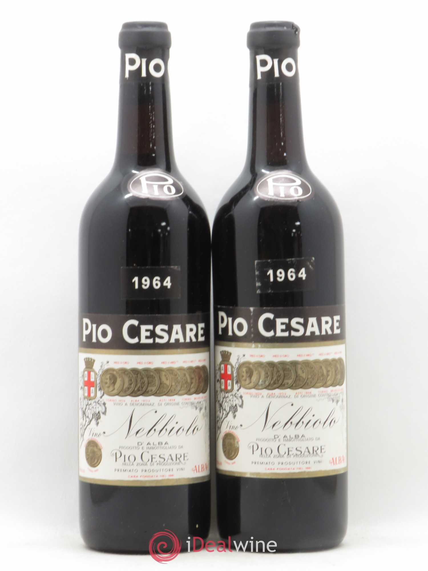 Nebbiolo d'Alba DOC Pio Cesare 1964 - Lot de 2 bouteilles - 0