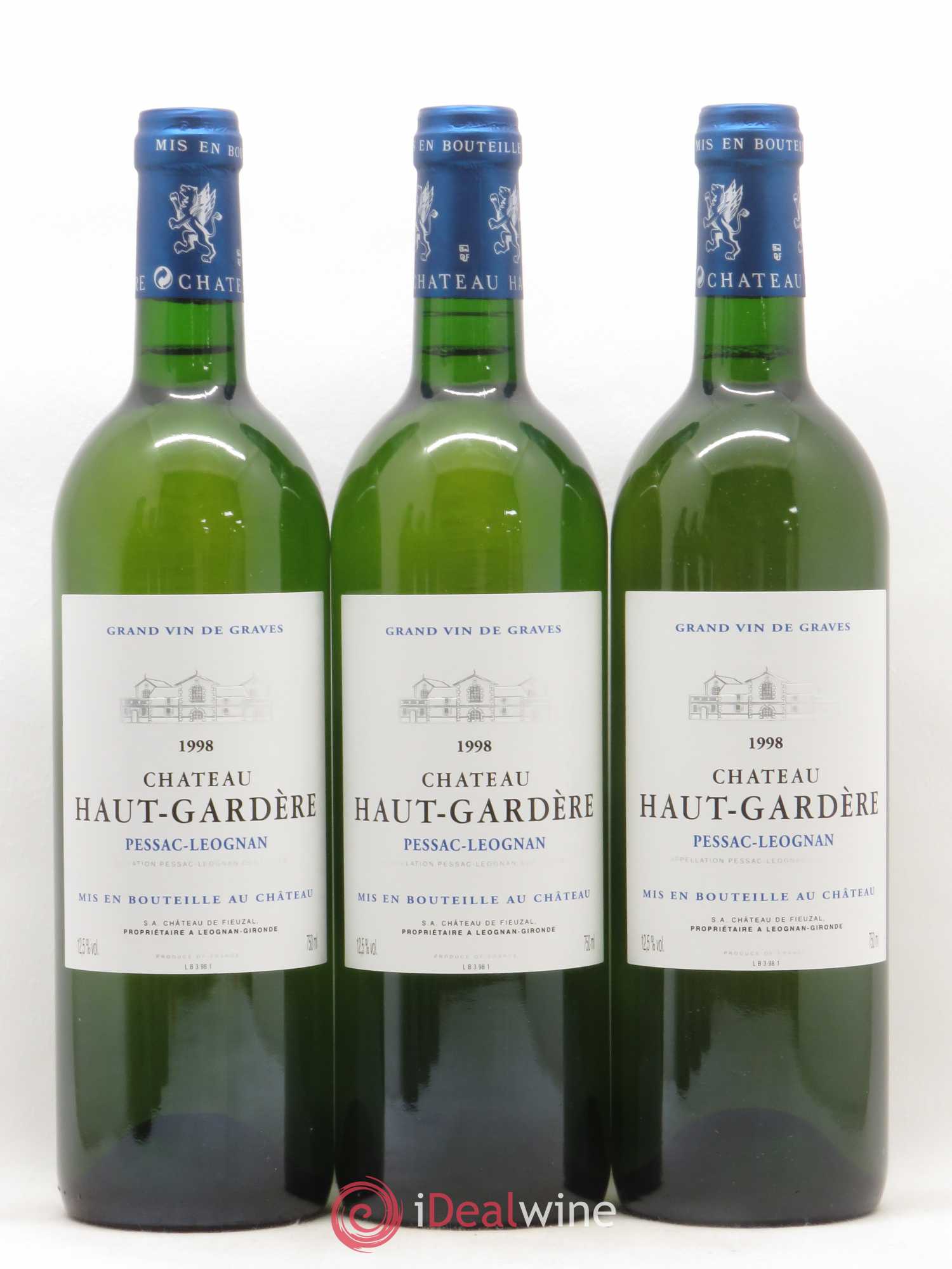 Château Haut-Gardère 1998 - Lot de 6 bouteilles - 1