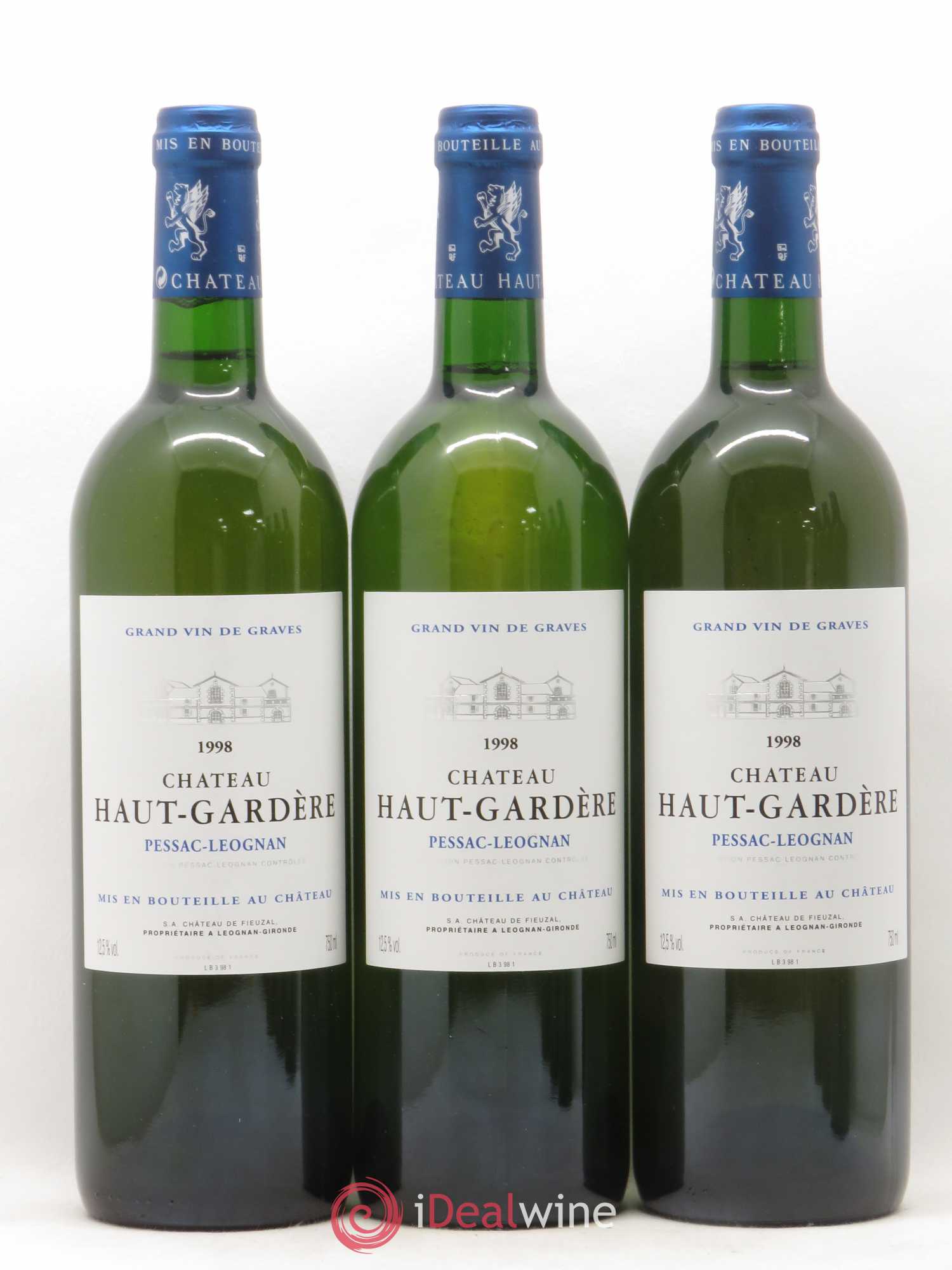 Château Haut-Gardère 1998 - Lot de 6 bouteilles - 2