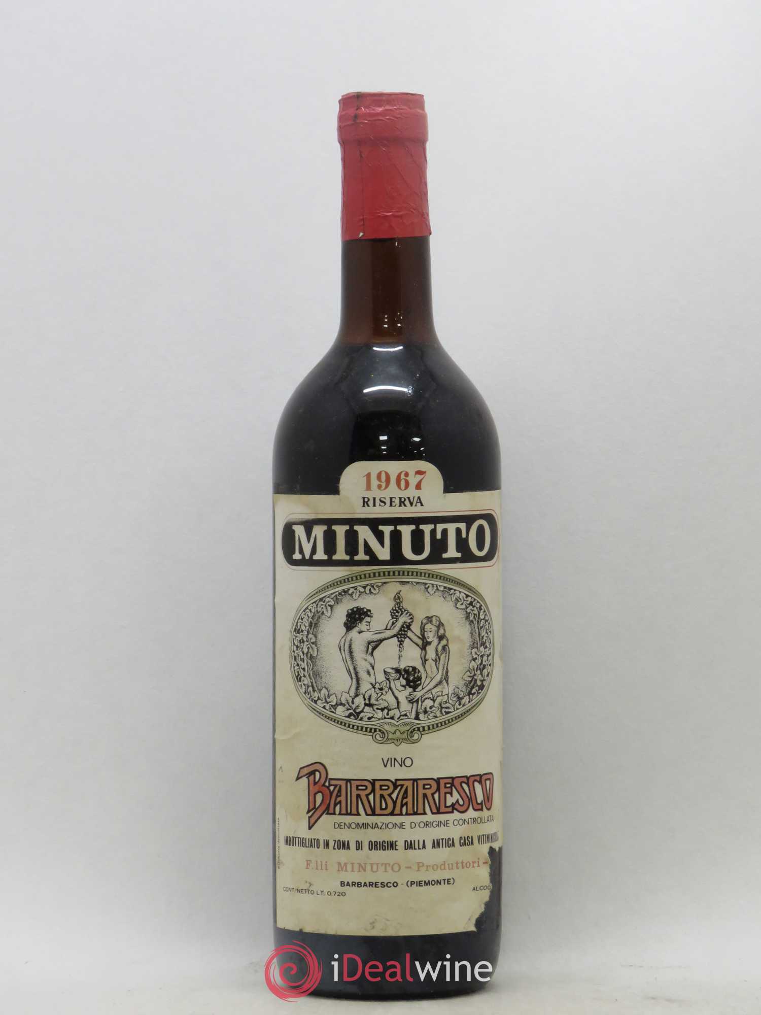 Barbaresco DOCG Minuto Riserva 1967 - Posten von 1 Flasche - 0