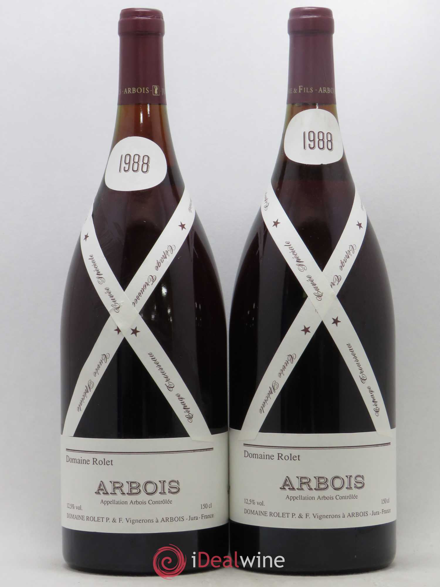 Arbois Trousseau Domaine Rolet Cuvée Spéciale 1988 - Lot de 2 magnums - 0