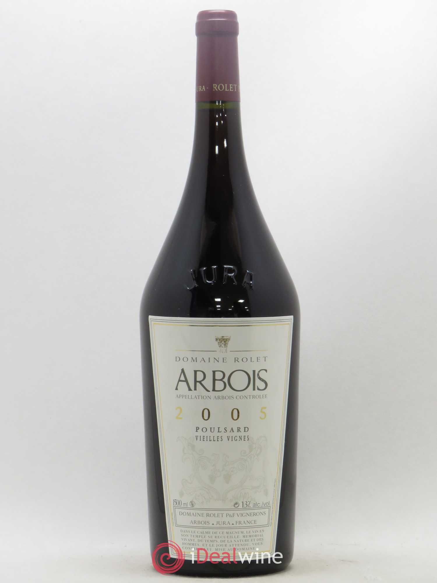 Arbois Poulsard Vieilles Vignes Domaine Rolet 2005 - Lot de 1 magnum - 0