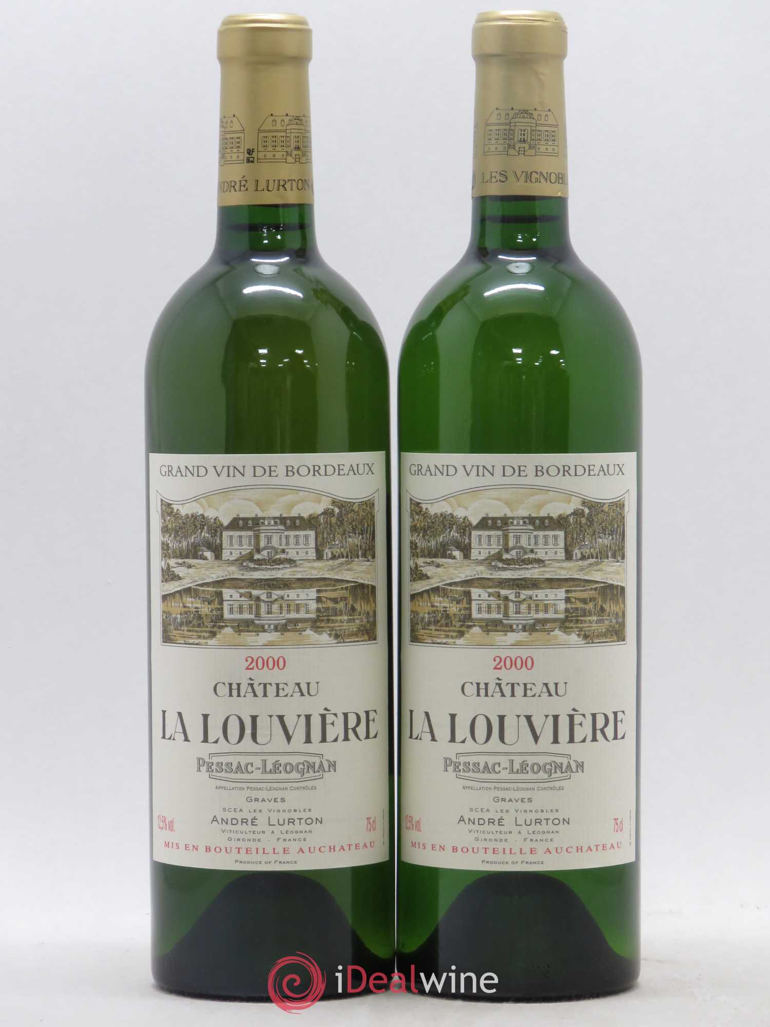 Château la Louvière 2000 - Lot de 2 bouteilles - 0