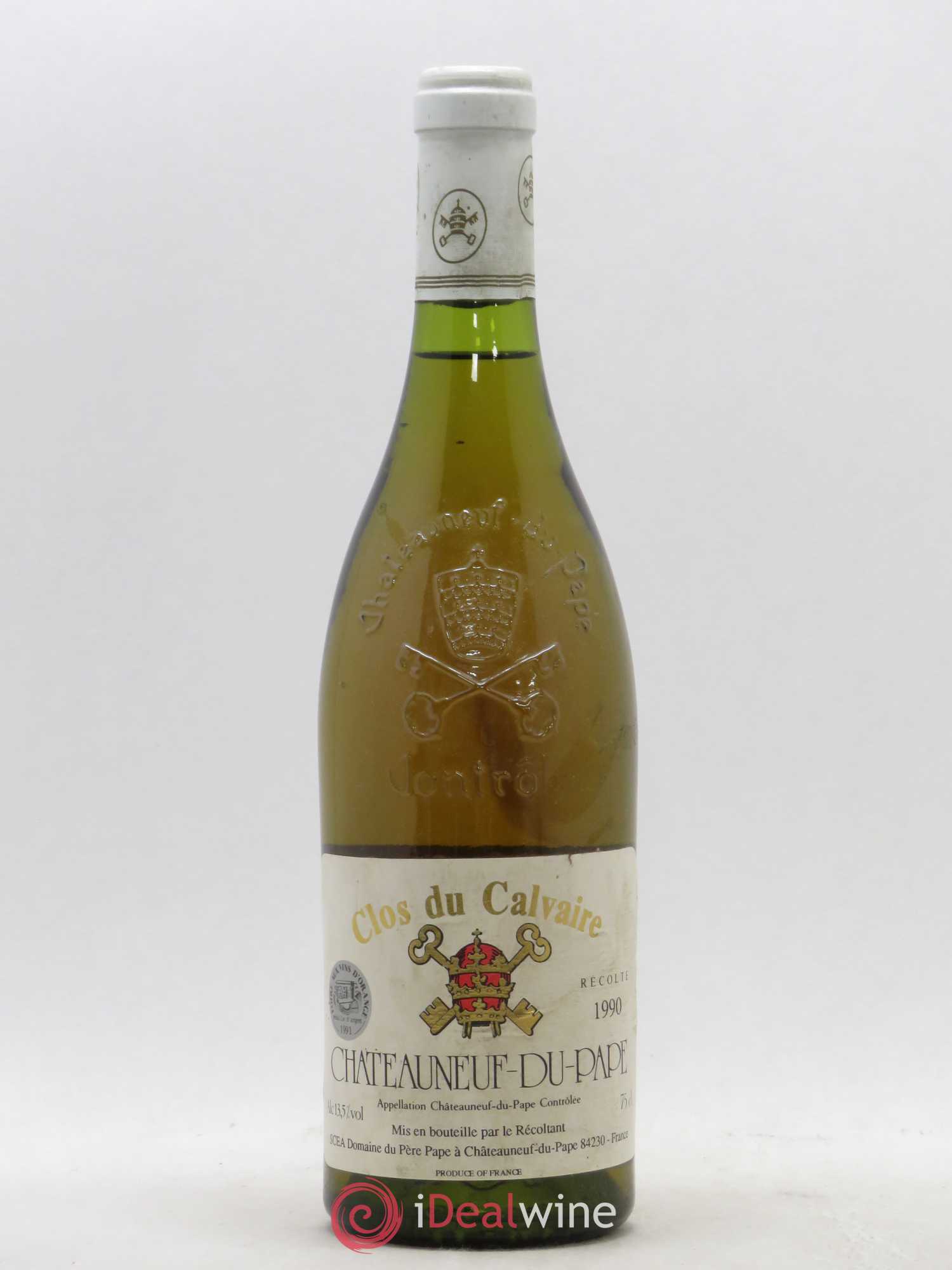 Châteauneuf-du-Pape Clos du Calvaire Domaine du Père Pape 1990 - Posten von 1 Flasche - 0