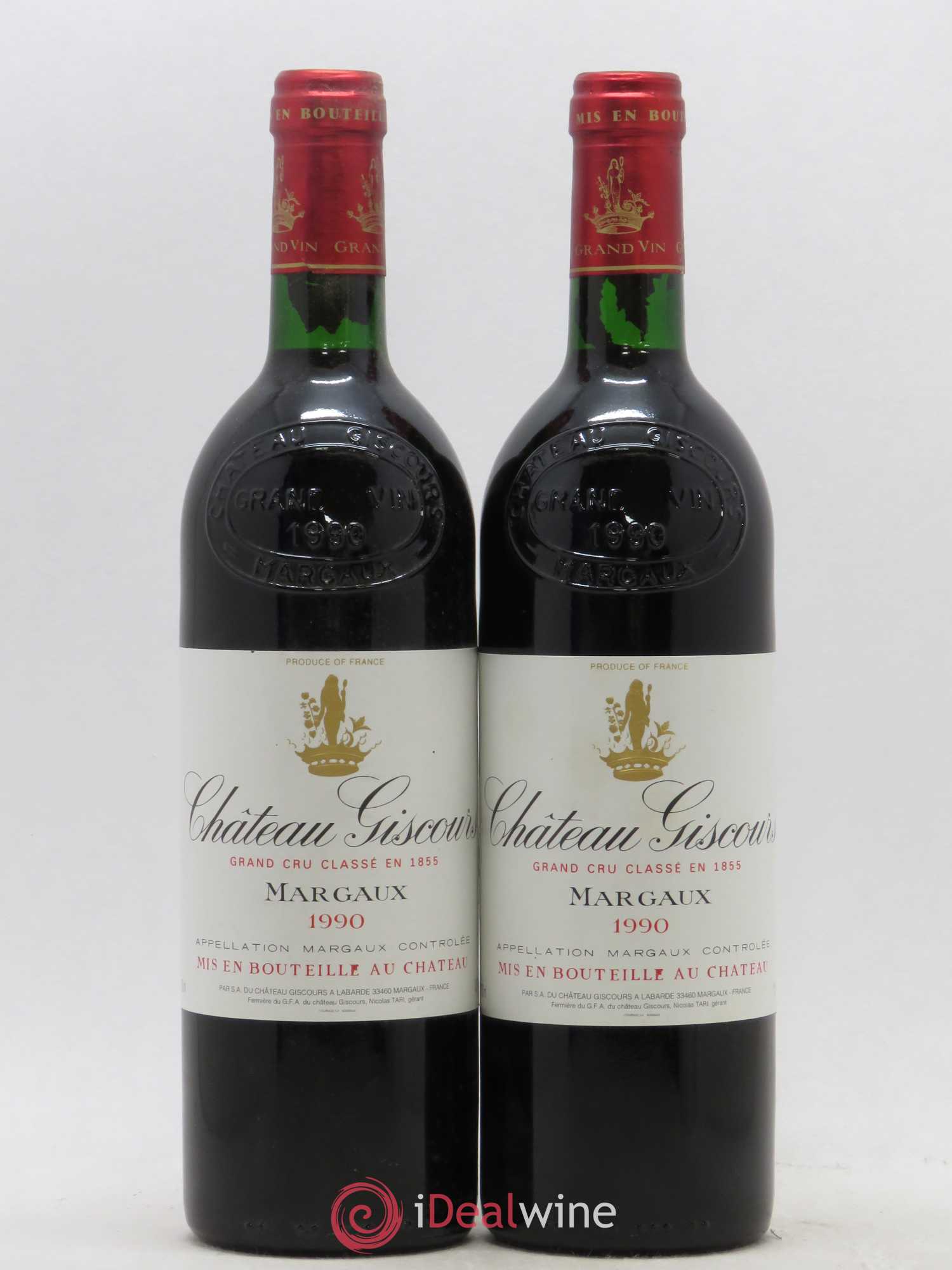 Château Giscours 3ème Grand Cru Classé 1990 - Lot de 2 bouteilles - 0