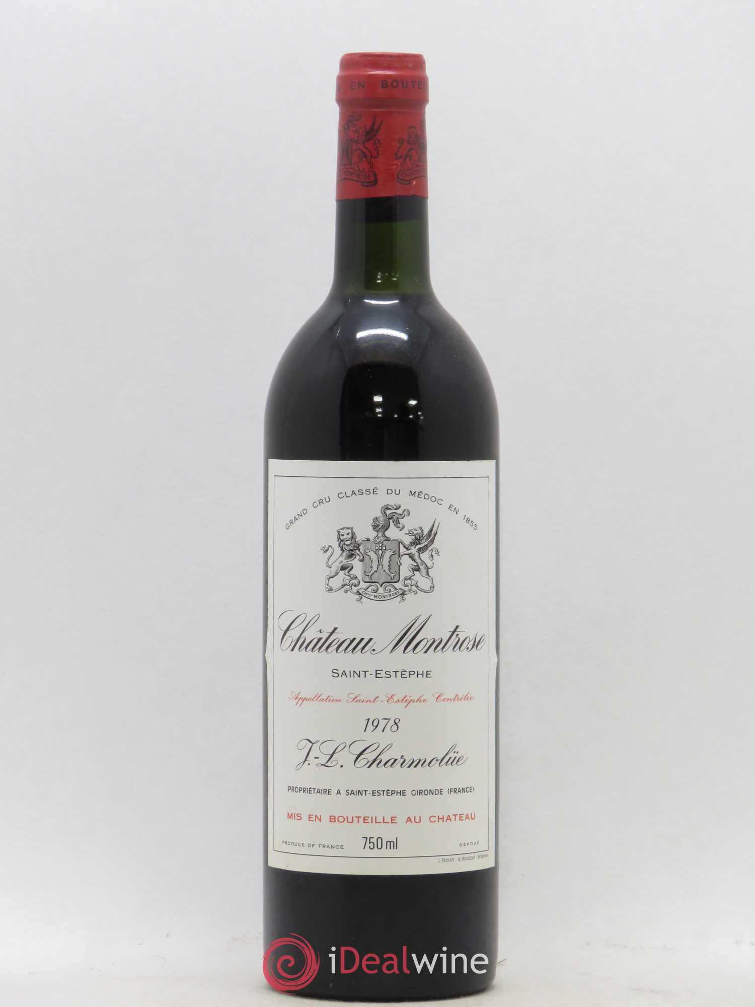 Château Montrose 2ème Grand Cru Classé 1978 - Lot de 1 bouteille - 0