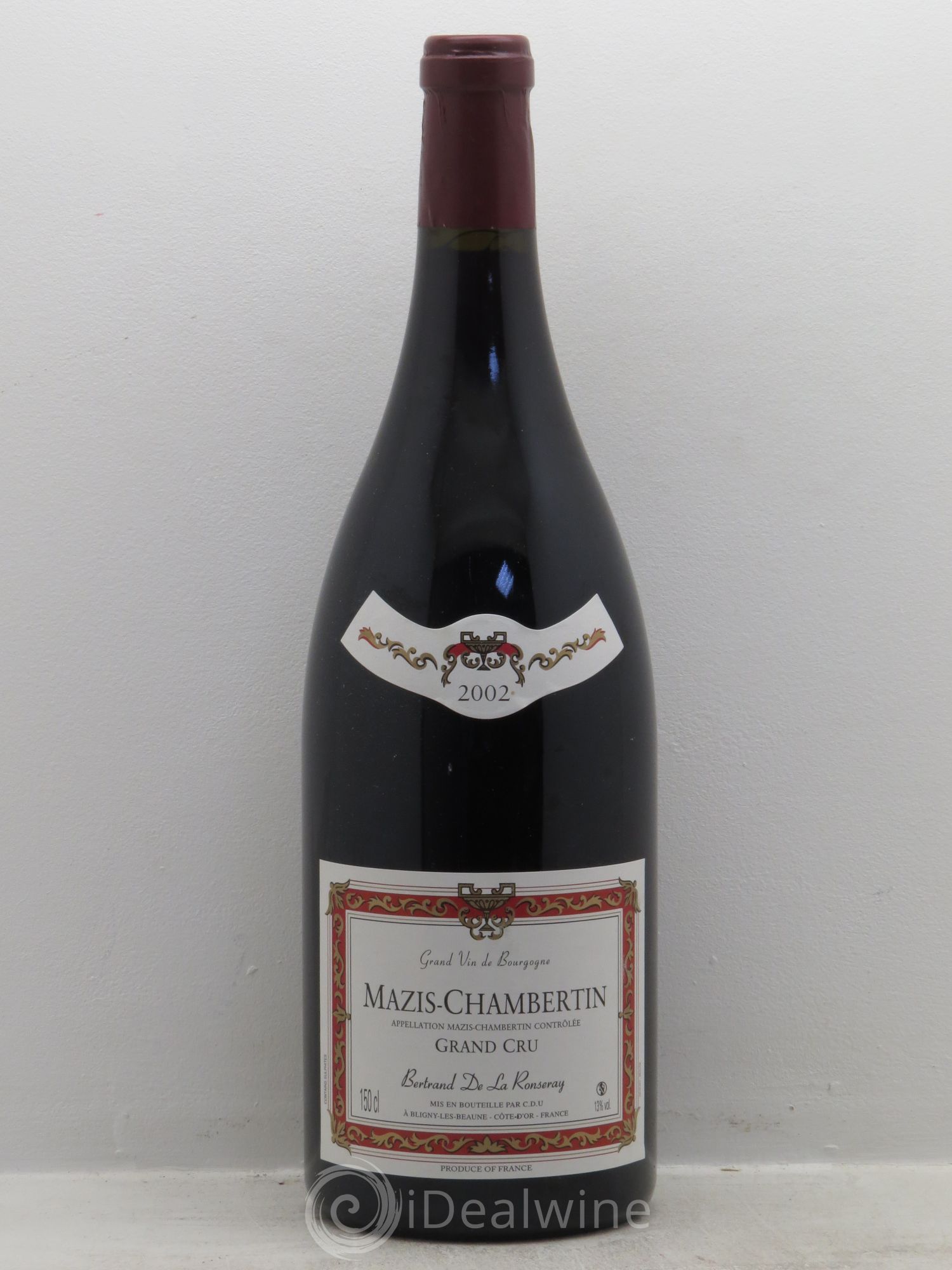 Mazis-Chambertin Grand Cru Bertrand de la Ronseray 2002 - Lot de 1 magnum - 0