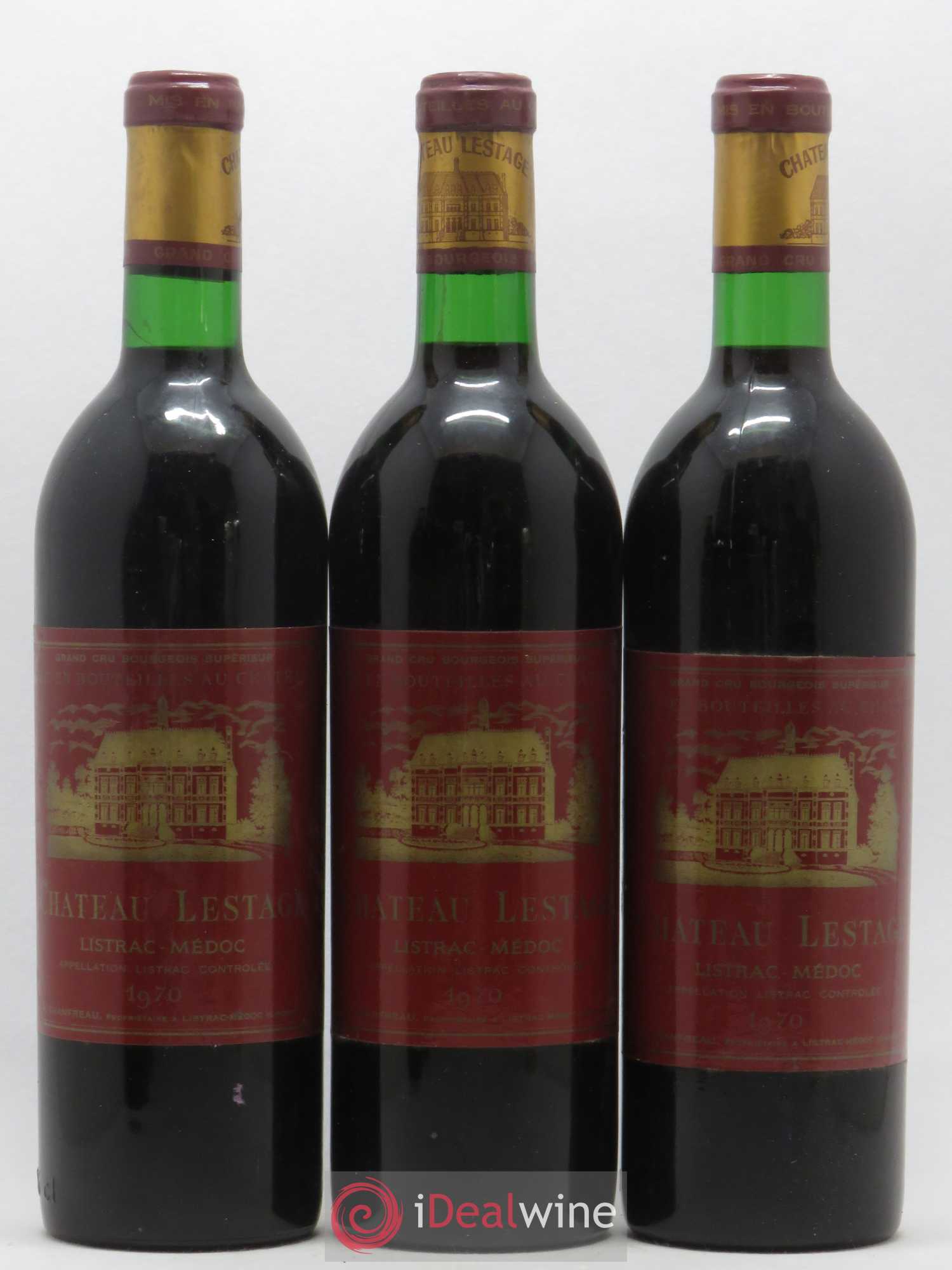 Château Lestage Cru Bourgeois 1970 - Lot de 6 bouteilles - 2