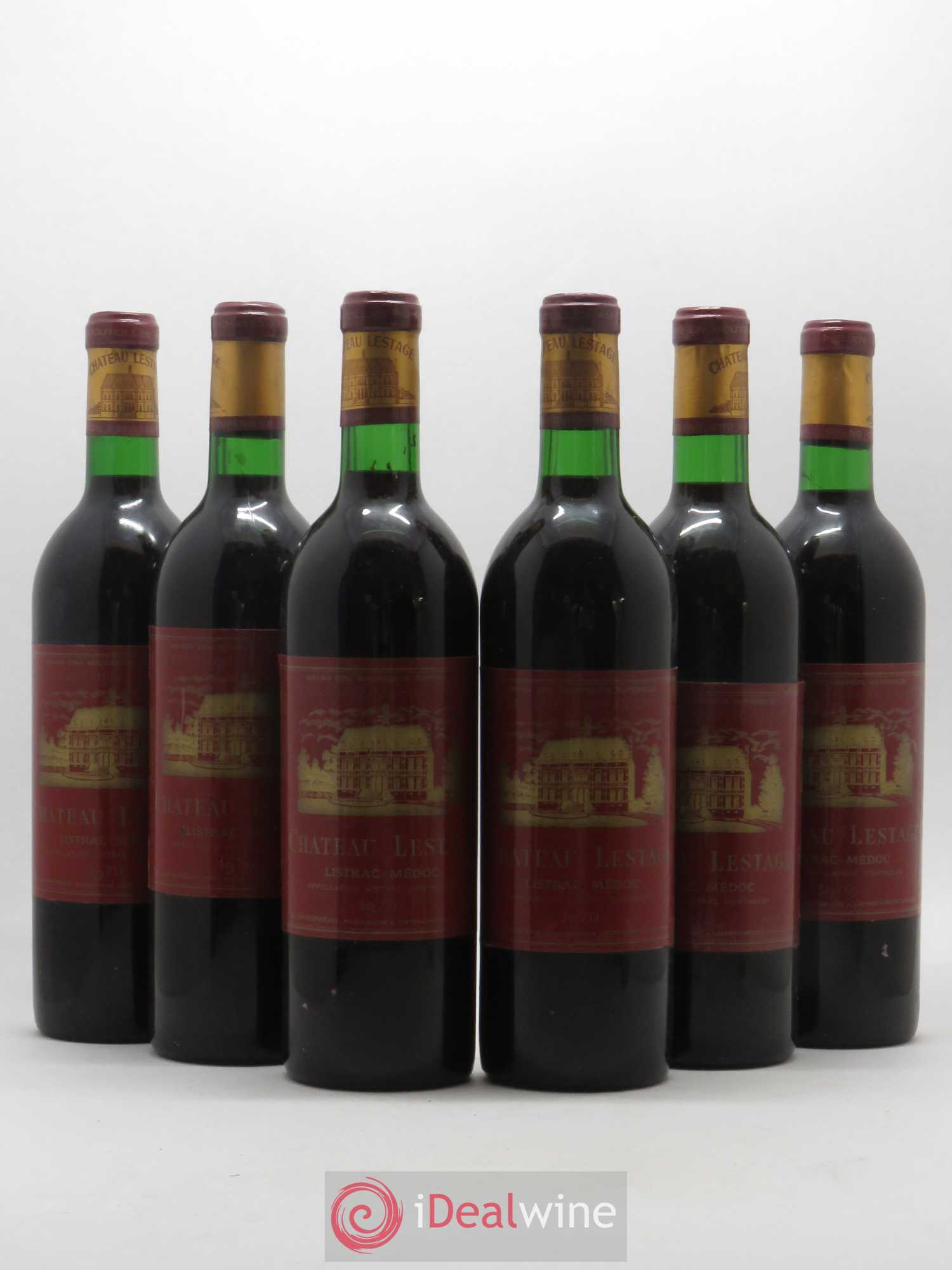 Château Lestage Cru Bourgeois 1970 - Lot de 6 bouteilles - 0