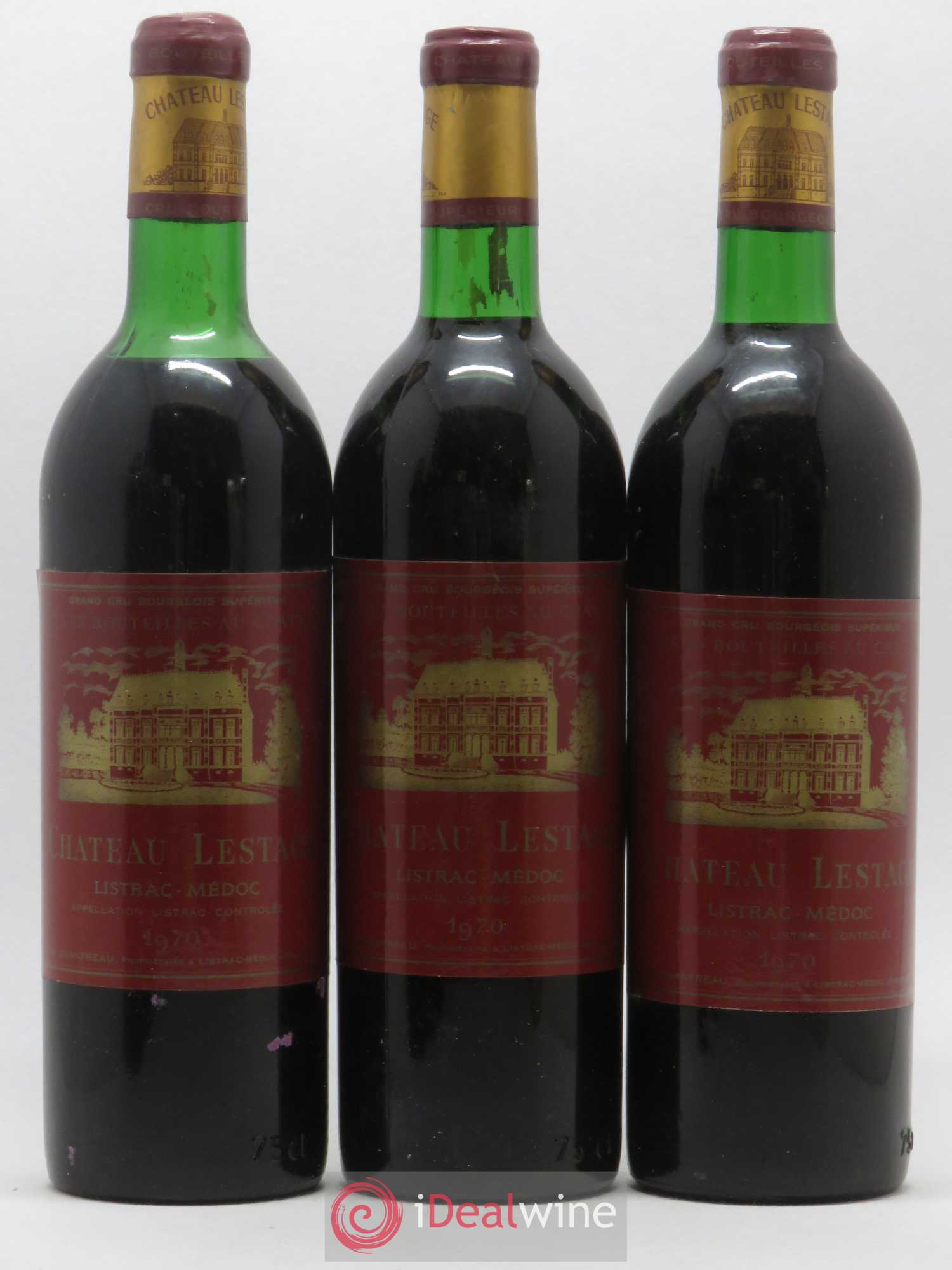 Château Lestage Cru Bourgeois (sans prix de réserve) 1970 - Lot de 6 bouteilles - 2