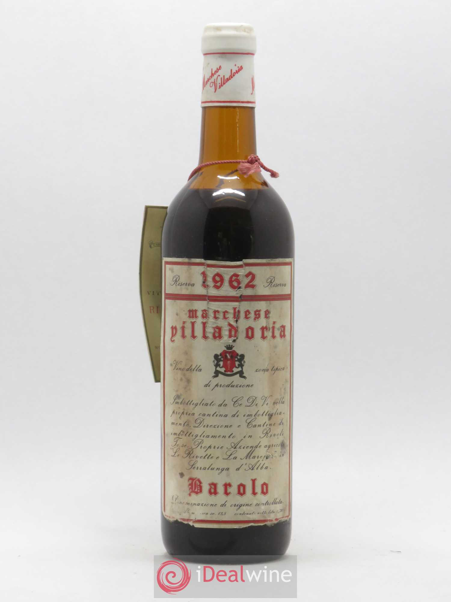 Barolo Riserva Marchese Villadoria 1962 - Posten von 1 Flasche - 0