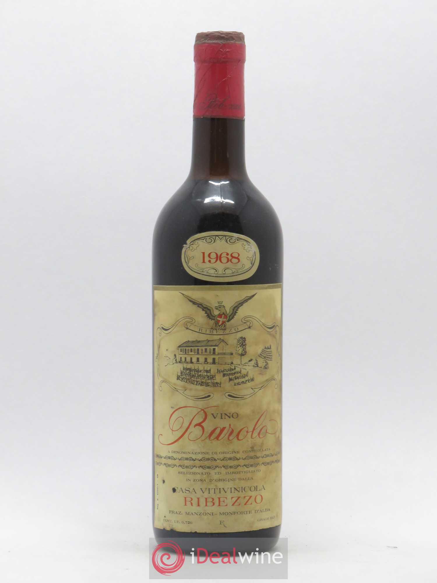 Barolo Ribezzo 1968 - Lotto di 1 bottiglia - 0