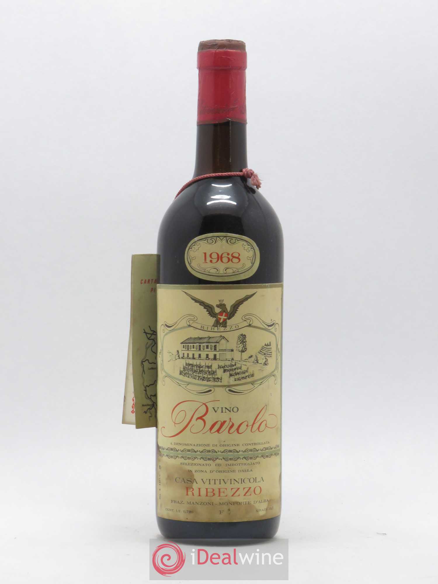 Barolo Ribezzo 1968 - Lot of 1 bottle - 0