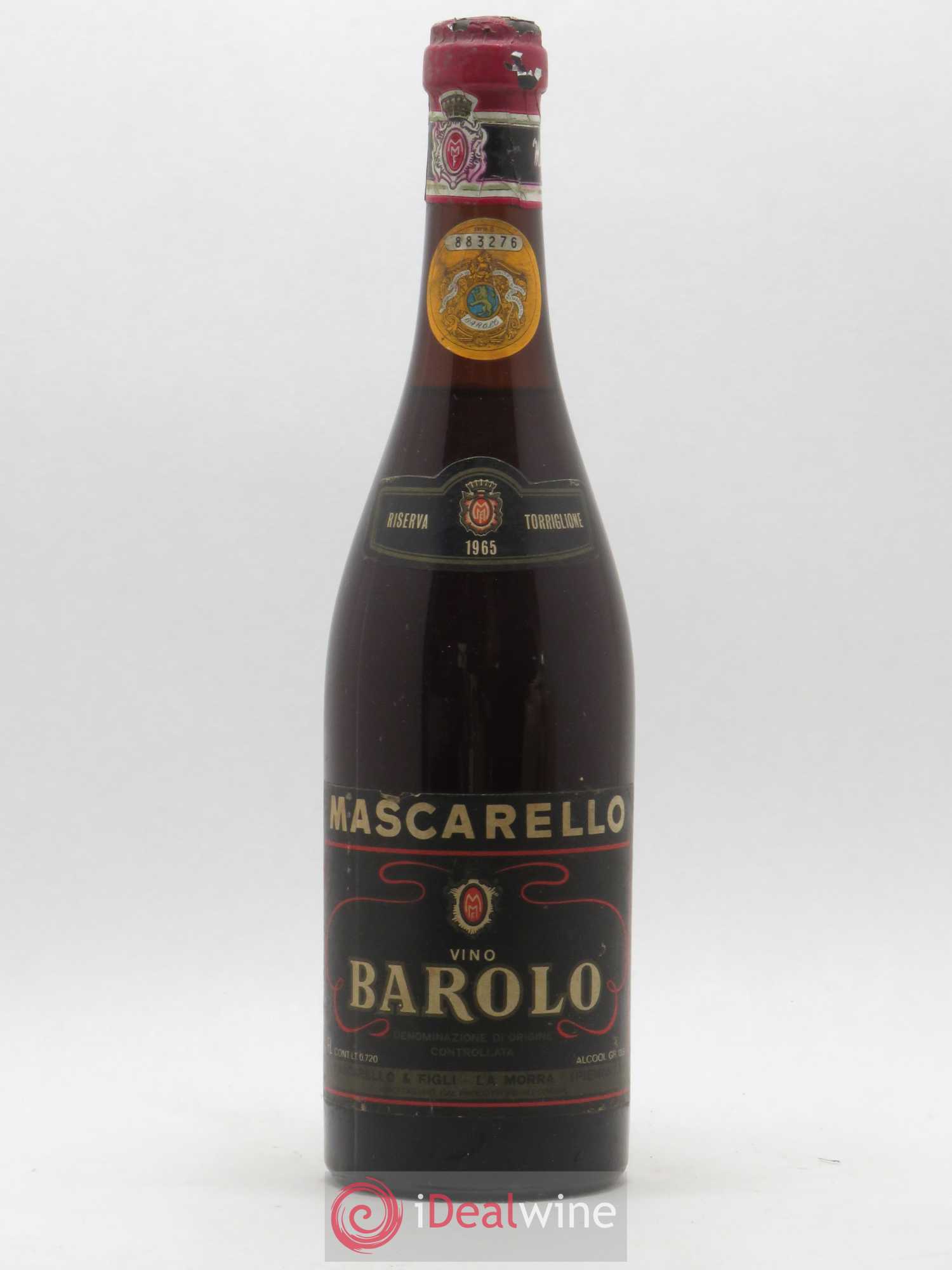 Barolo Riserva Mascarello 1965 - Lot de 1 bouteille - 0