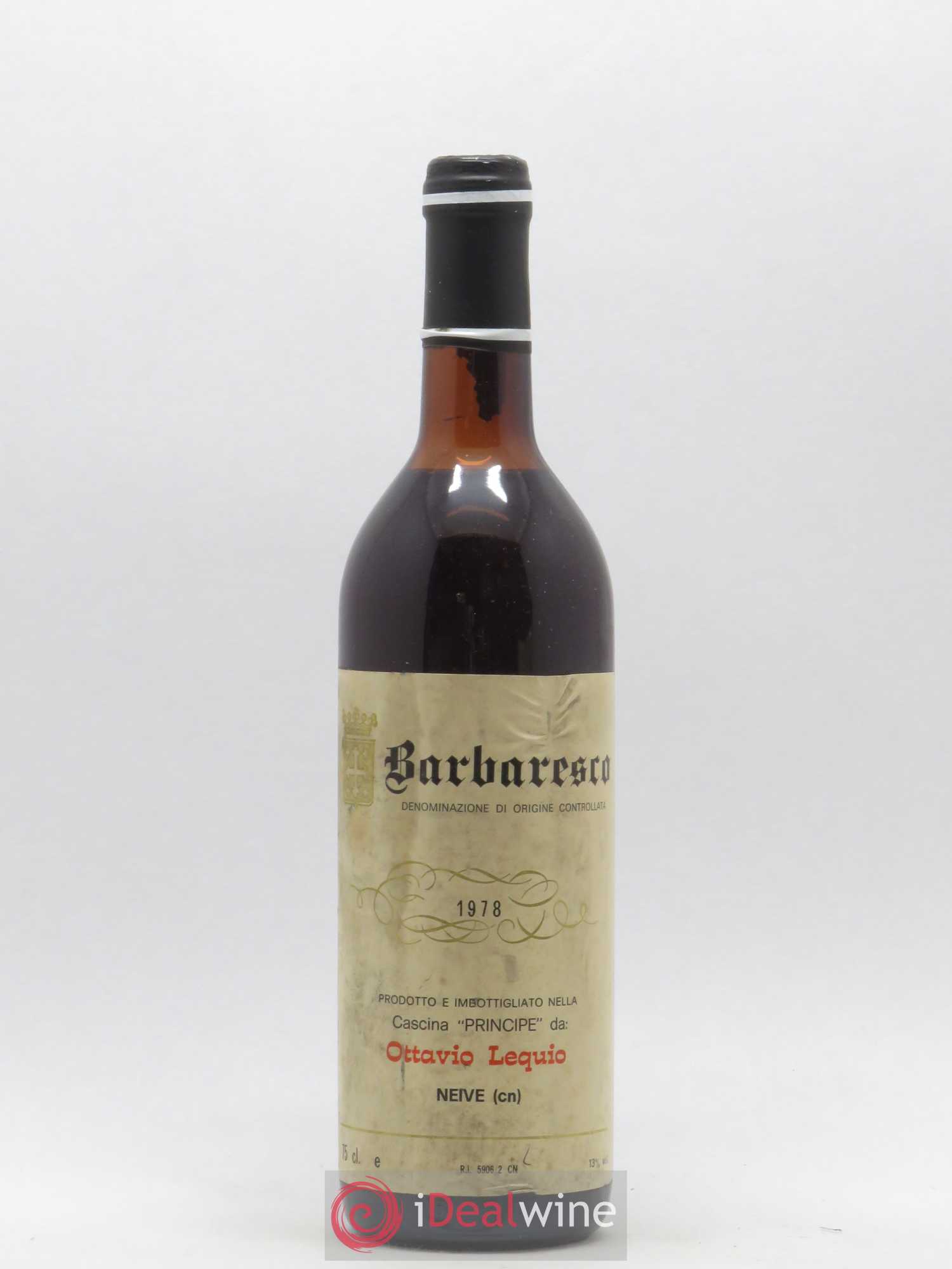 Barbaresco DOCG Ottavio Lequio 1978 - Posten von 1 Flasche - 0