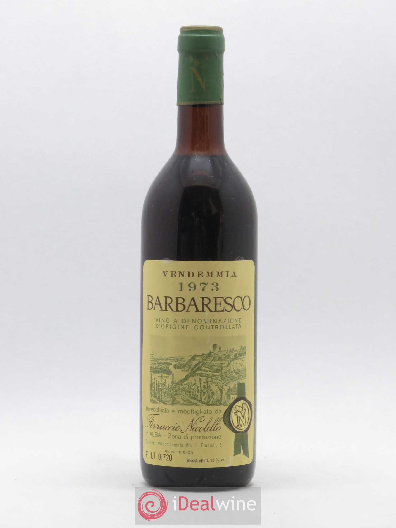 Barbaresco DOCG Ferruccio Nicolello 1973 - Lot de 1 bouteille - 0