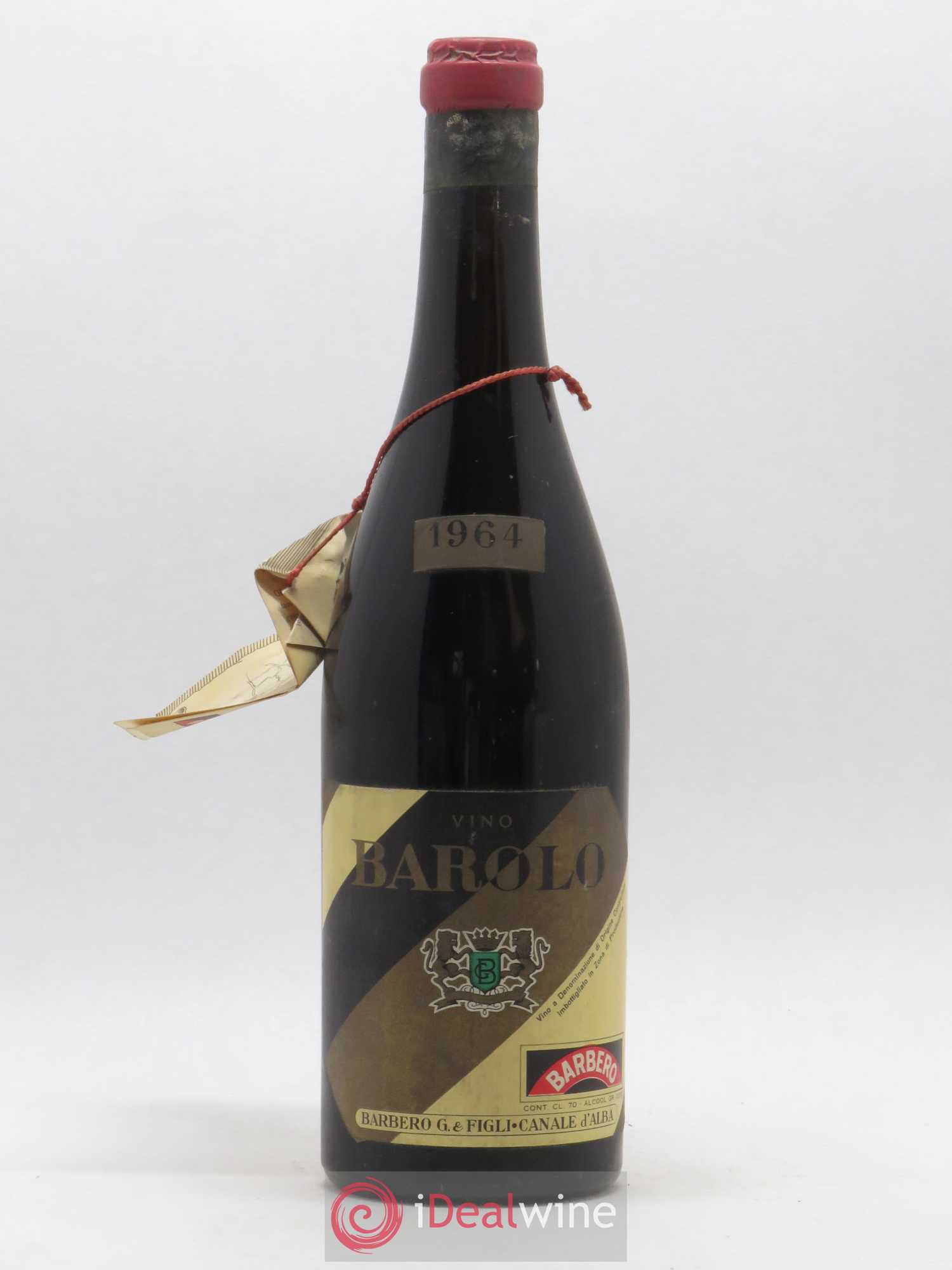 Barolo Barbero & Figli Canale 1964 - Posten von 1 Flasche - 0