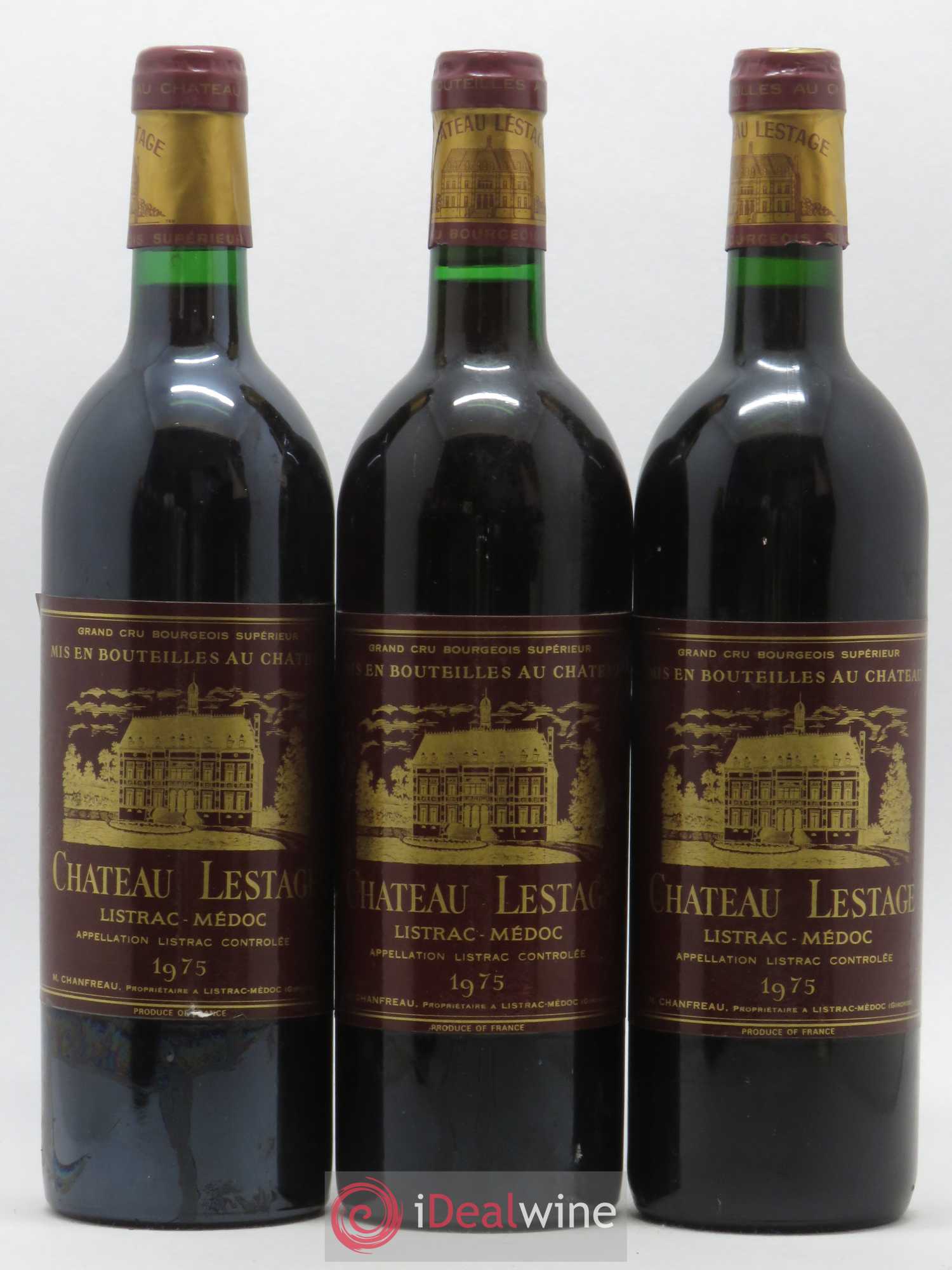 Château Lestage Cru Bourgeois 1975 - Lot de 6 bouteilles - 2