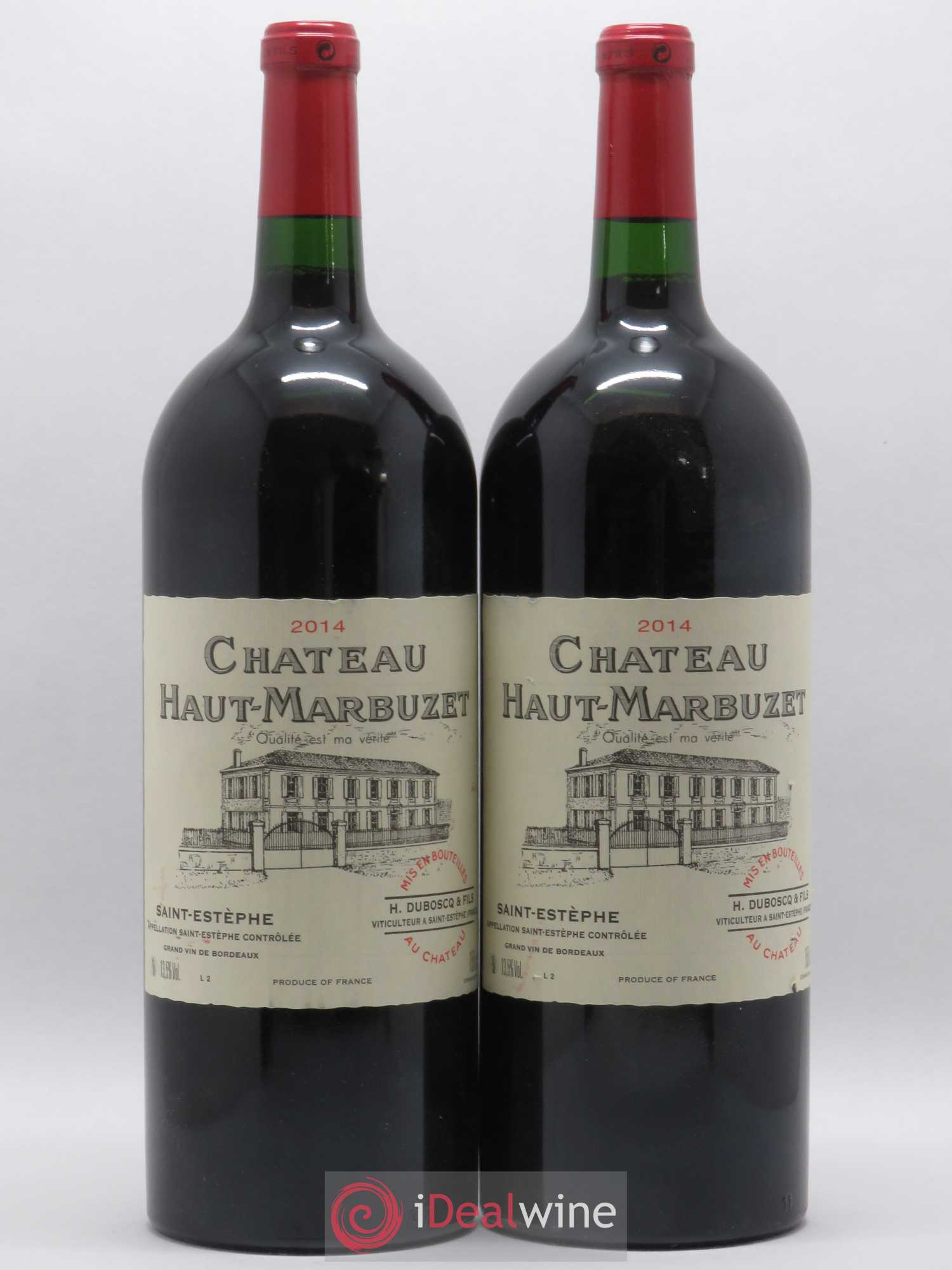 Château Haut Marbuzet 2014 - Lot de 2 magnums - 0