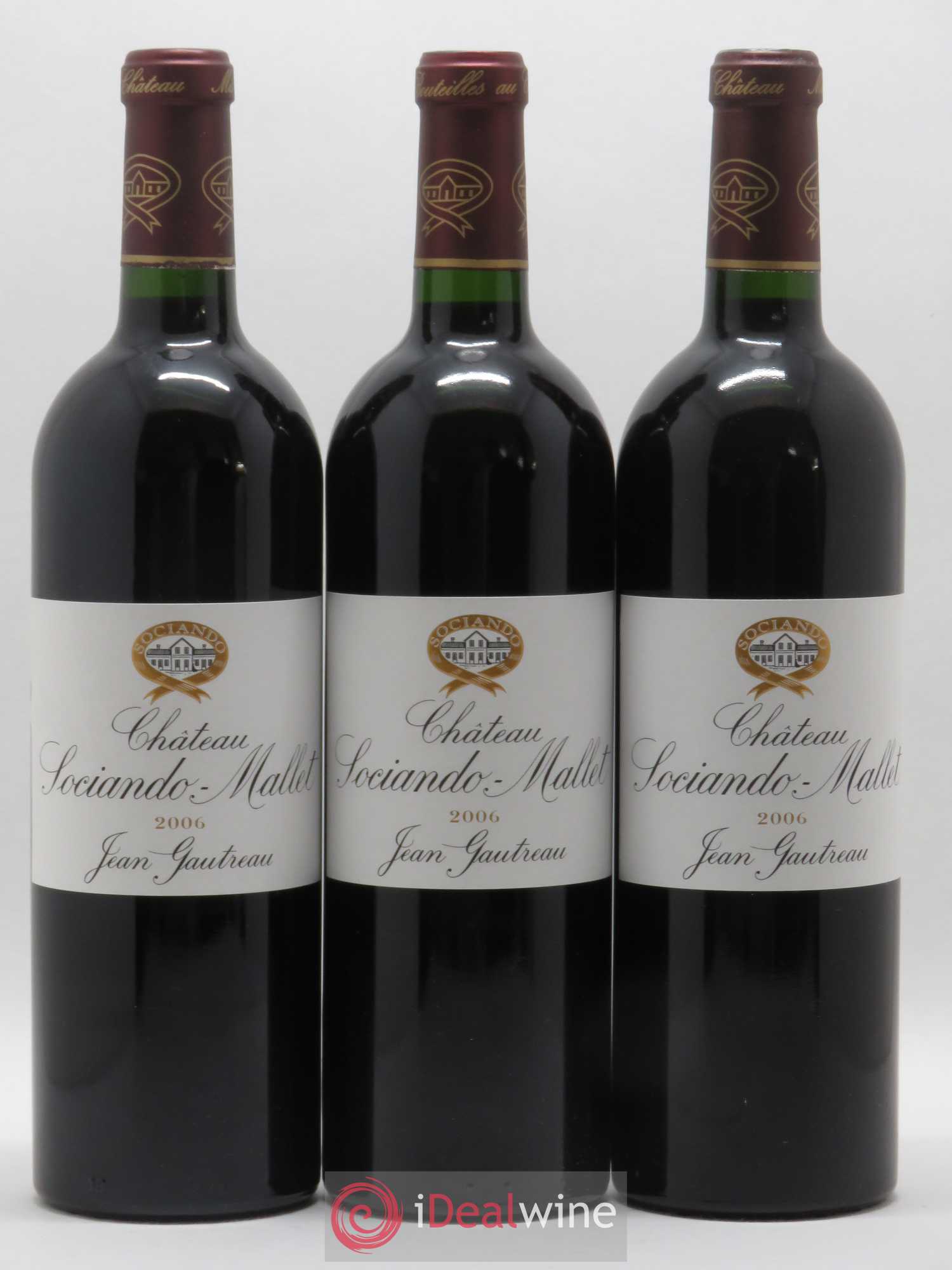 Château Sociando Mallet 2006 - Lot de 6 bouteilles - 1