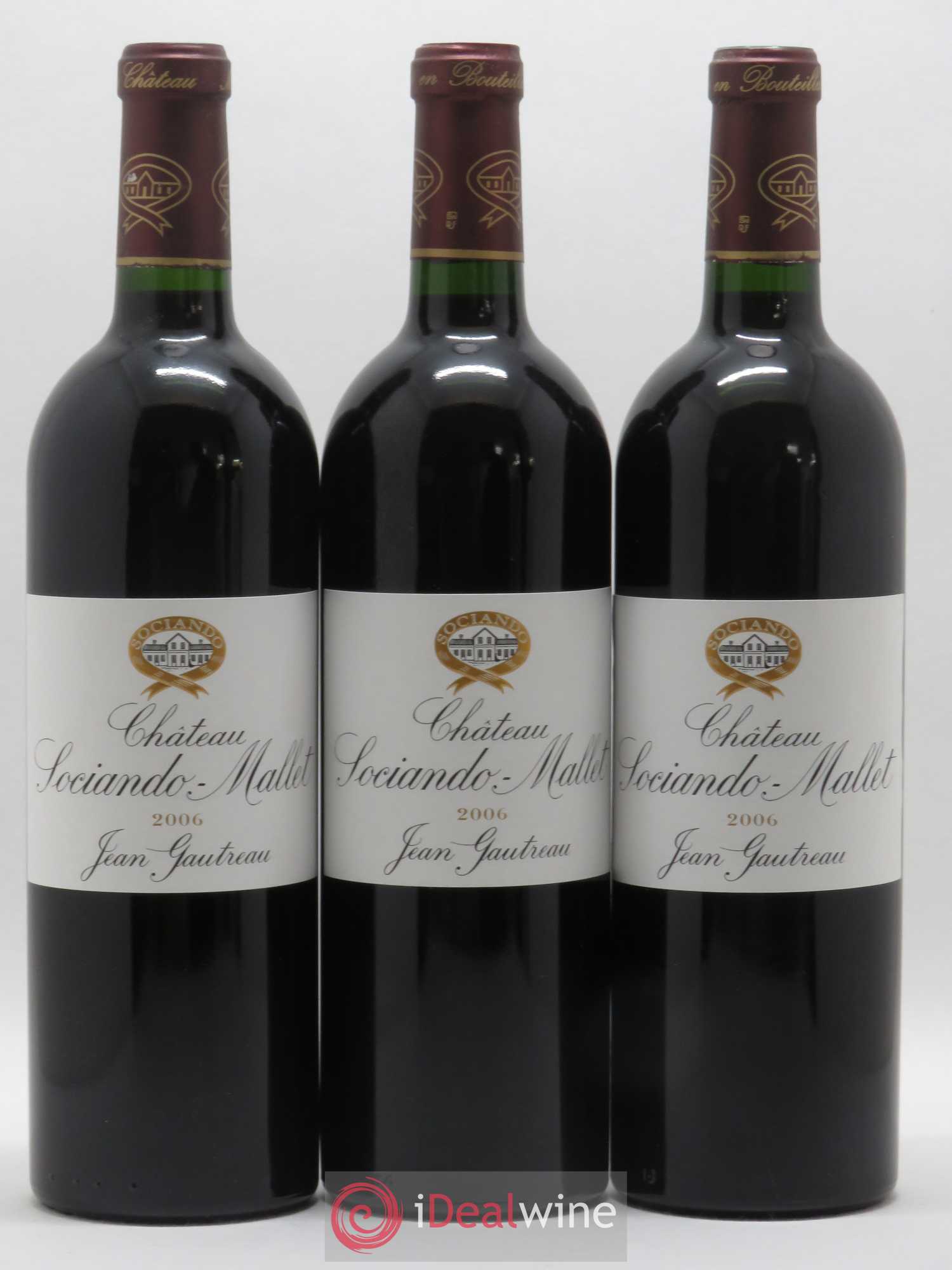 Château Sociando Mallet 2006 - Lot de 6 bouteilles - 2