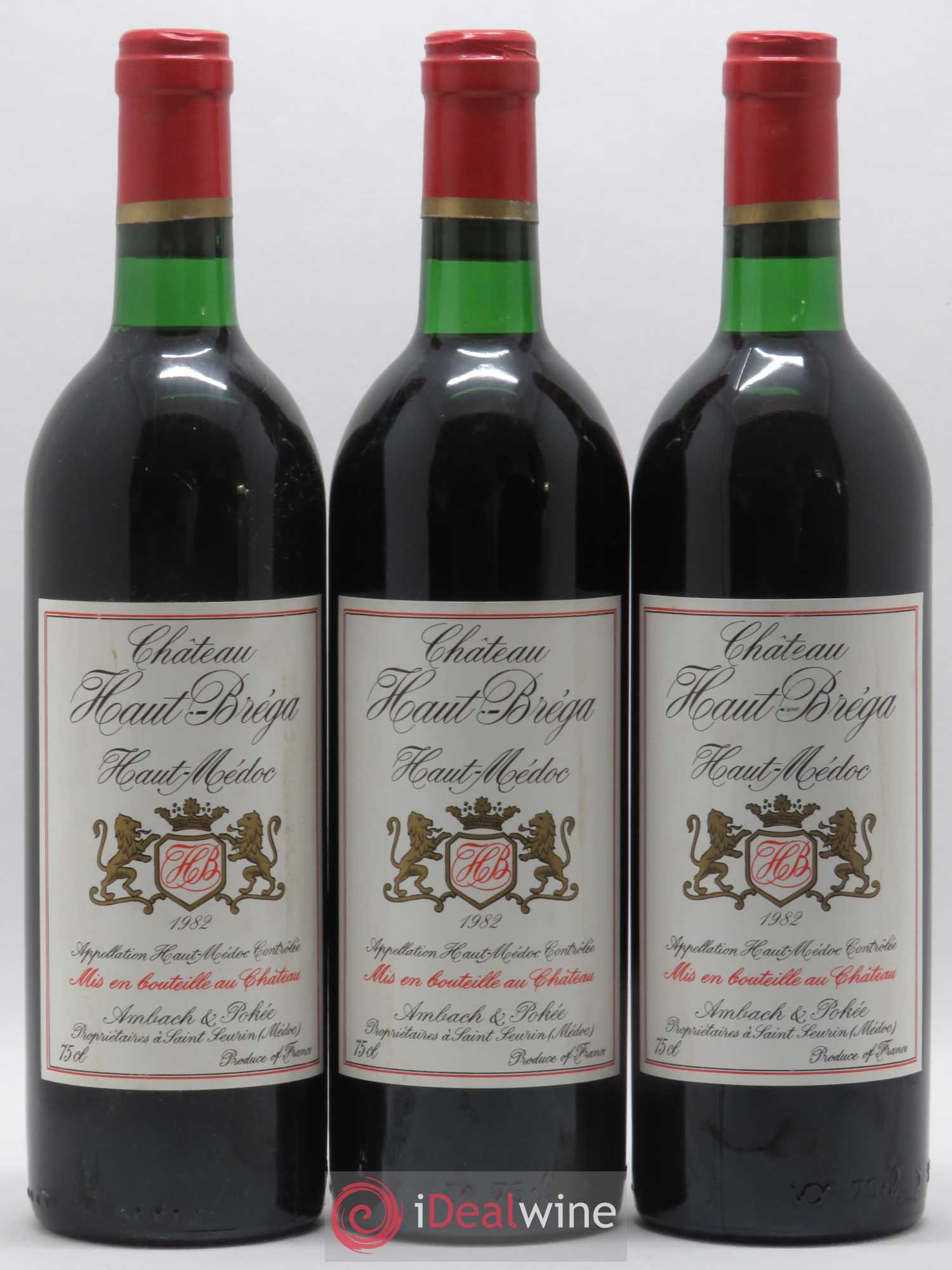 Haut Médoc Château Haut Bréga 1982 - Posten von 6 Flaschen - 1