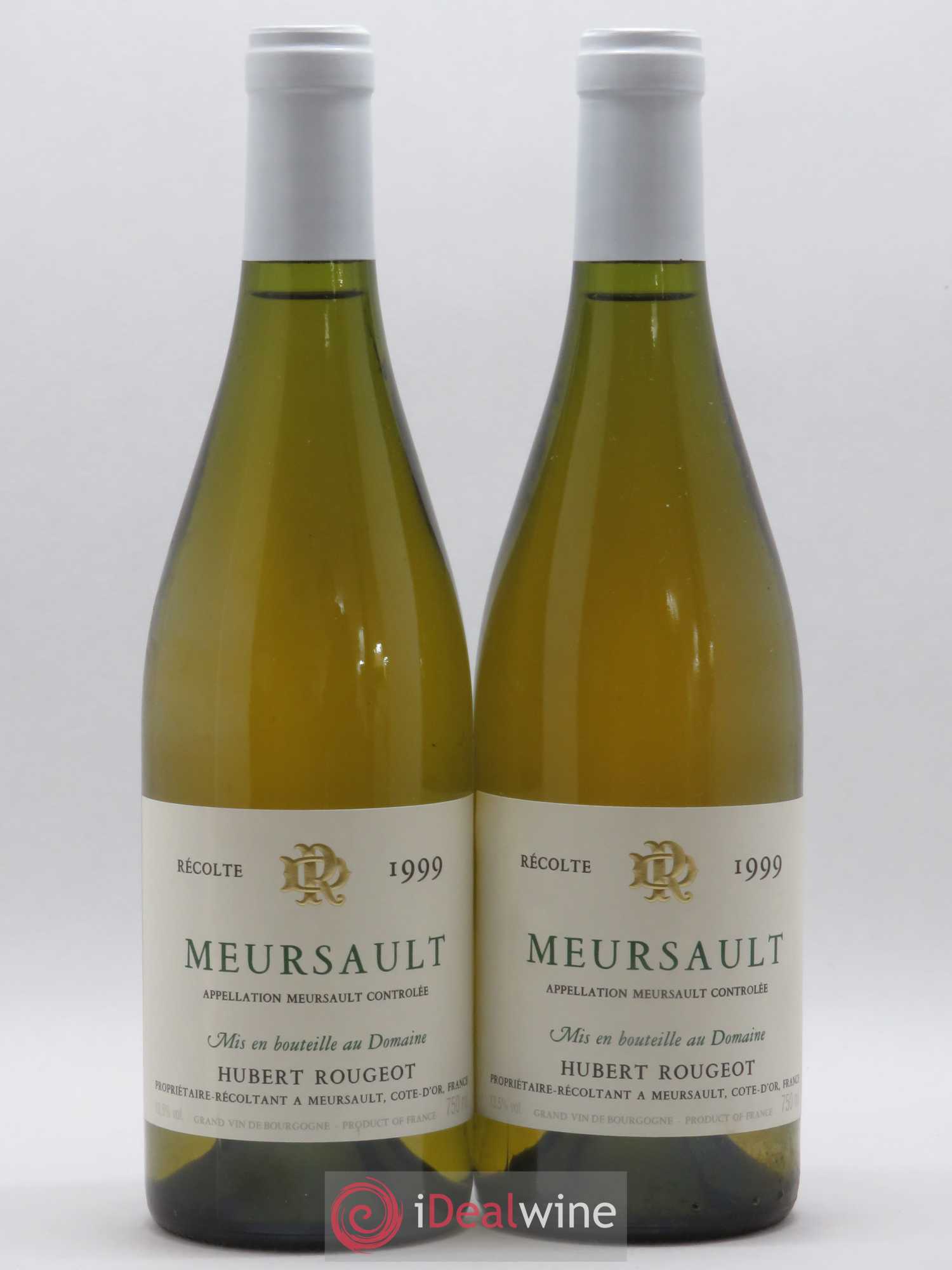 Meursault Hubert Rougeot 1999 - Lot de 2 bouteilles - 0
