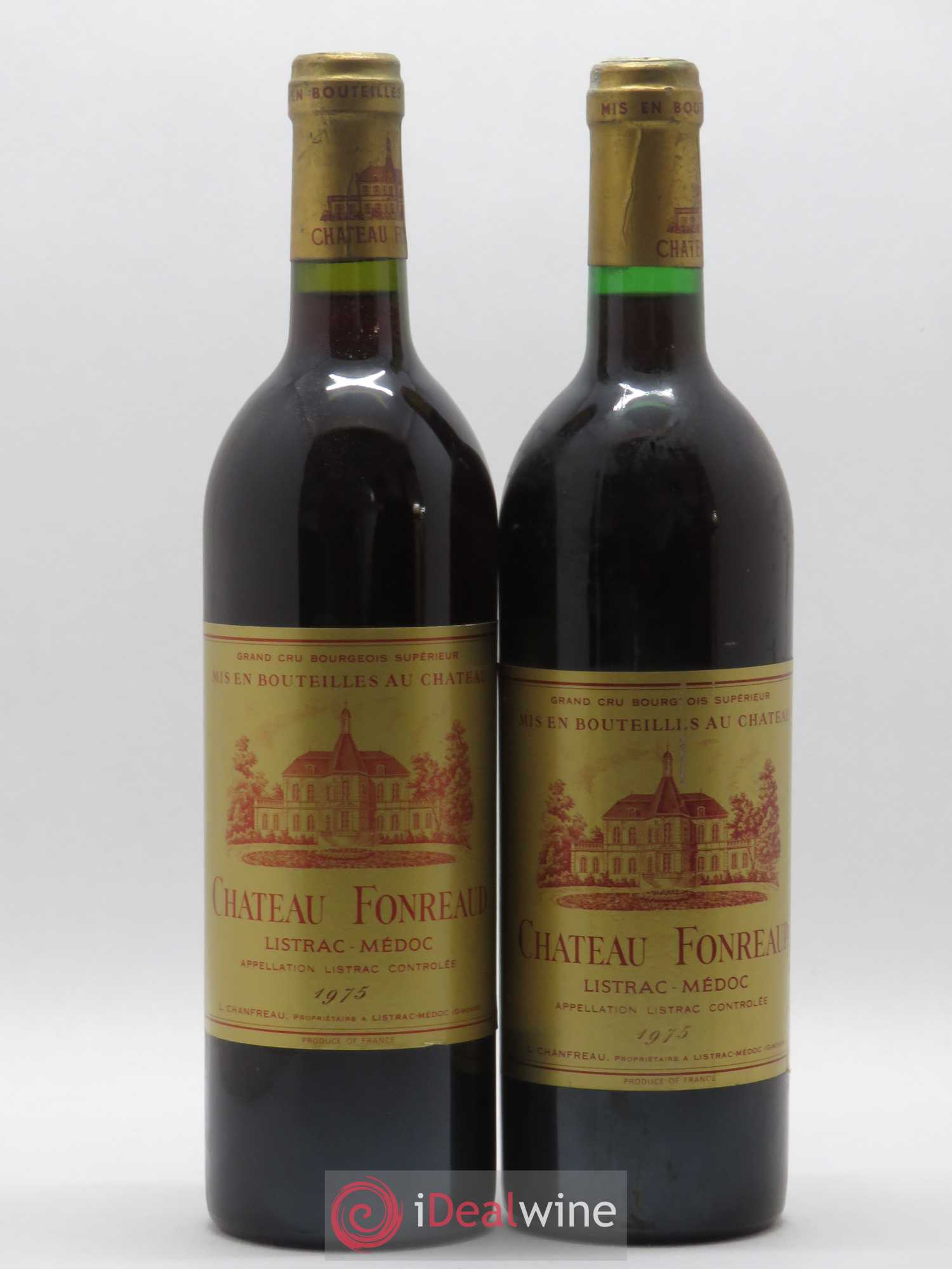 Château Fonréaud Cru Bourgeois 1975 - Lot de 2 bouteilles - 0