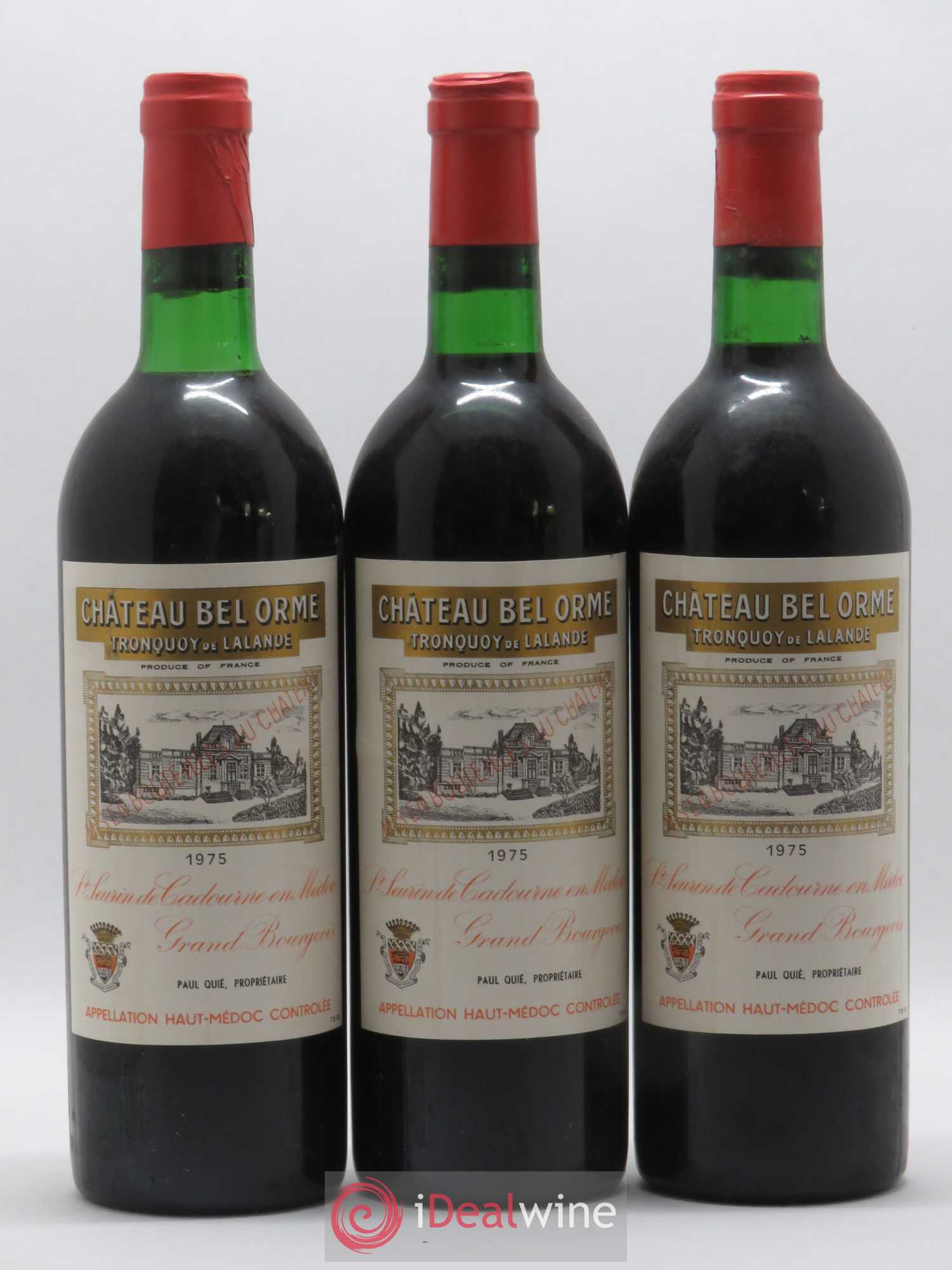 Château Bel Orme Tronquoy de Lalande Cru Bourgeois 1975 - Lot de 6 bouteilles - 2