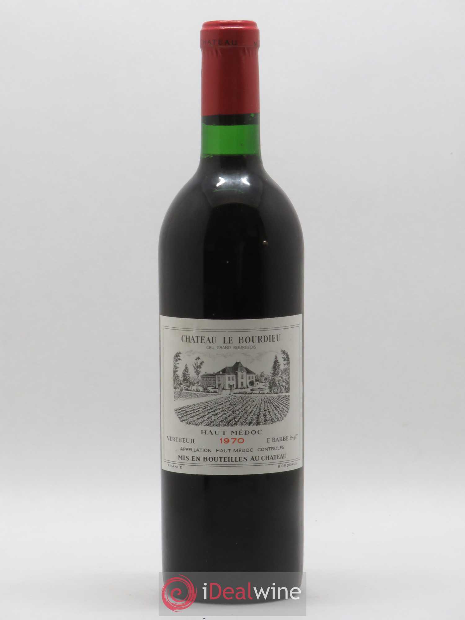 Médoc Château Le Bourdieu 1970 - Posten von 1 Flasche - 0