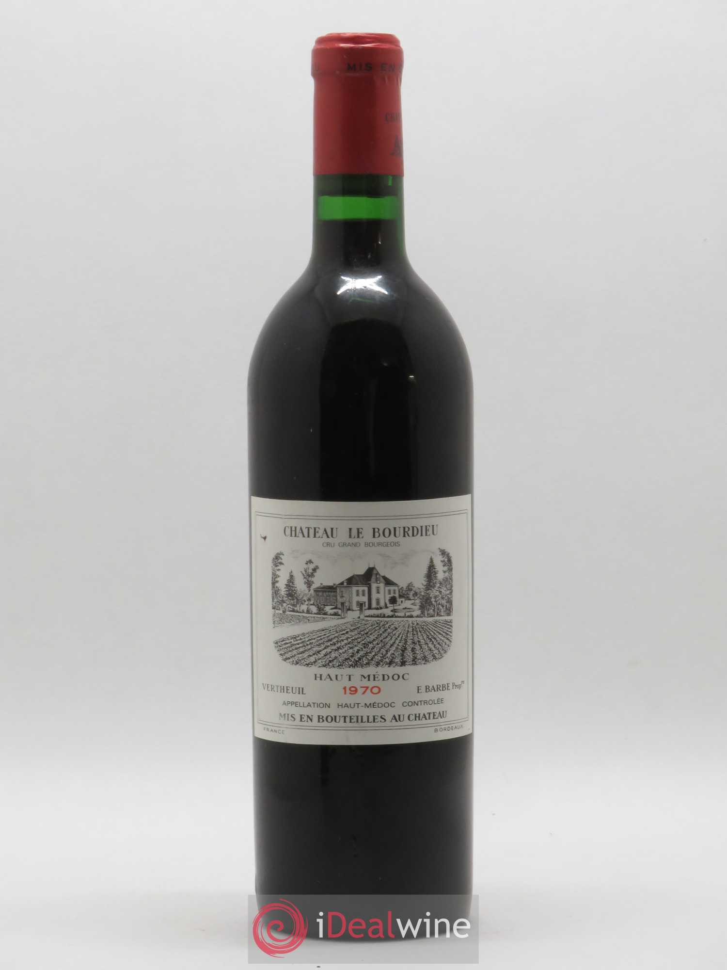 Médoc Château Le Bourdieu 1970 - Posten von 1 Flasche - 0