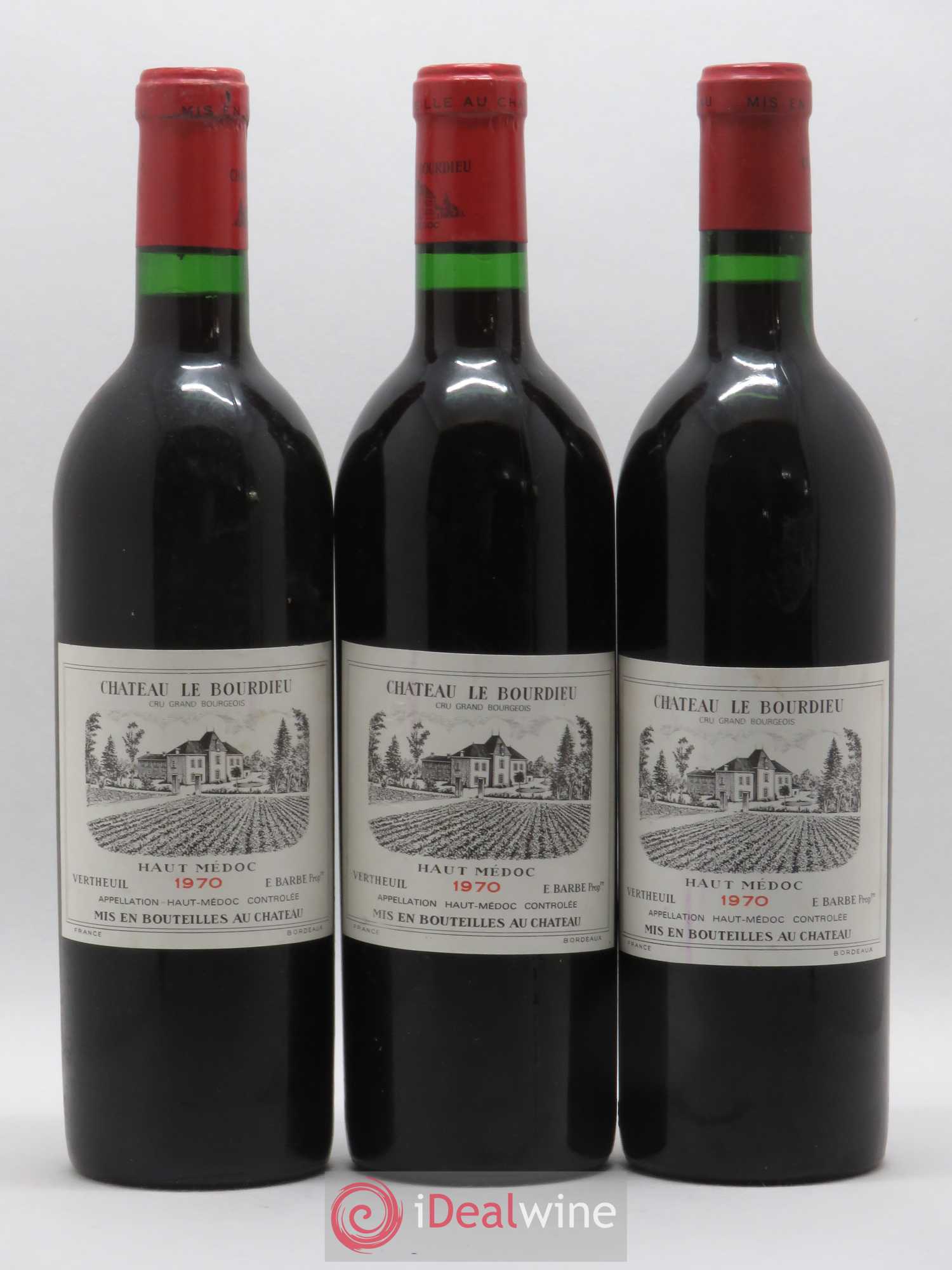 Médoc Château Le Bourdieu 1970 - Posten von 6 Flaschen - 1