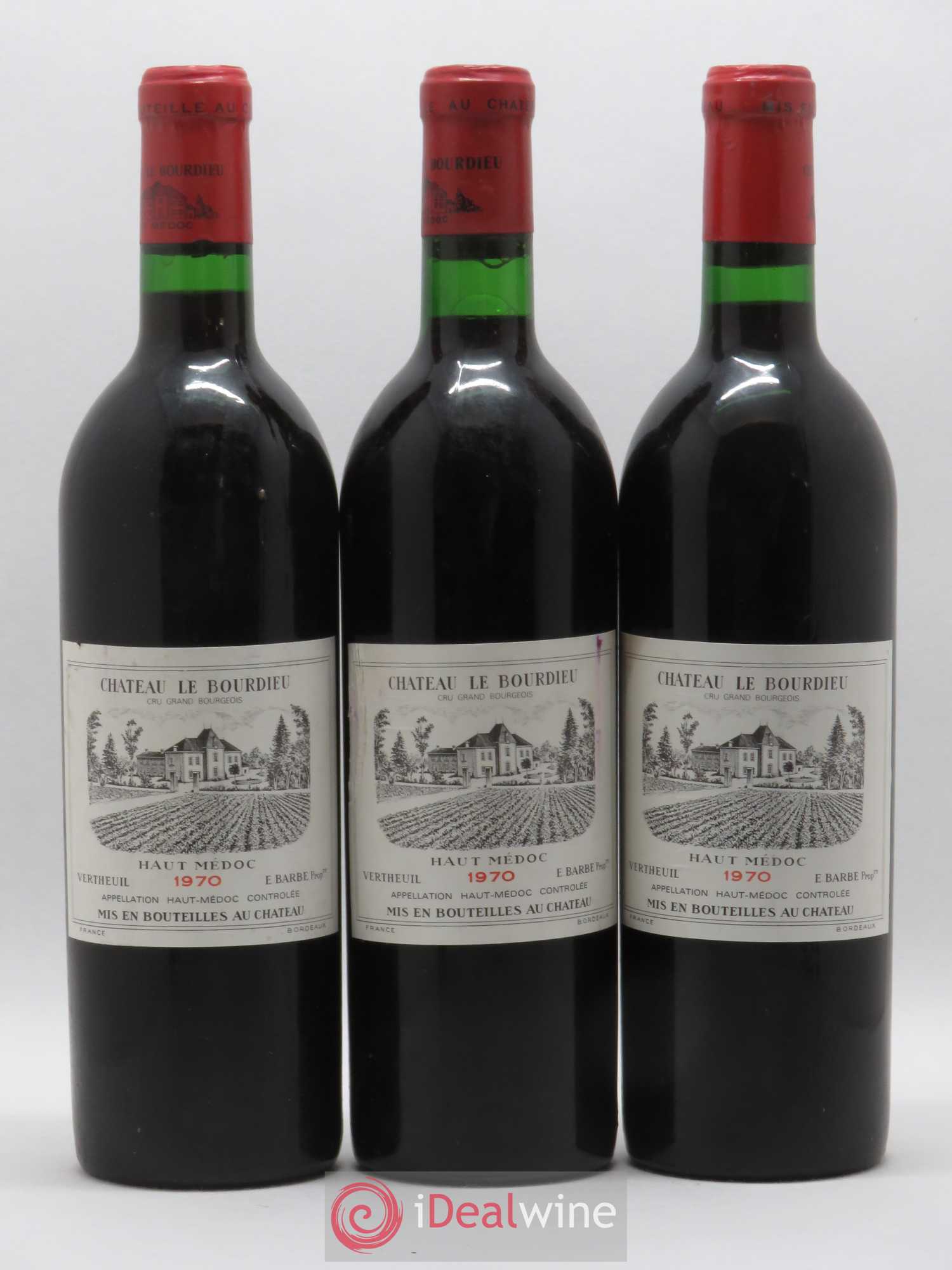 Médoc Château Le Bourdieu 1970 - Posten von 6 Flaschen - 2