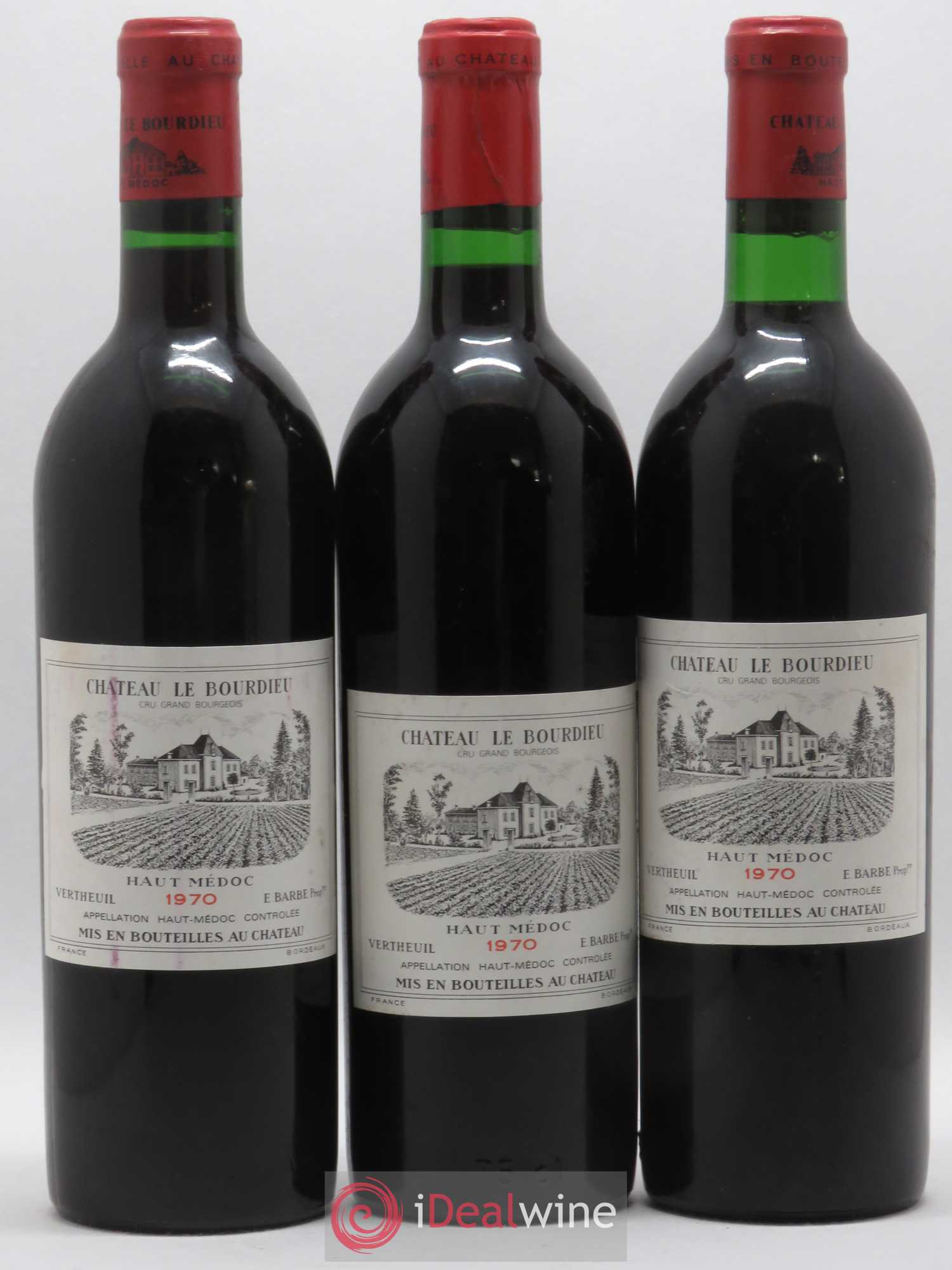 Médoc Château Le Bourdieu 1970 - Posten von 6 Flaschen - 2