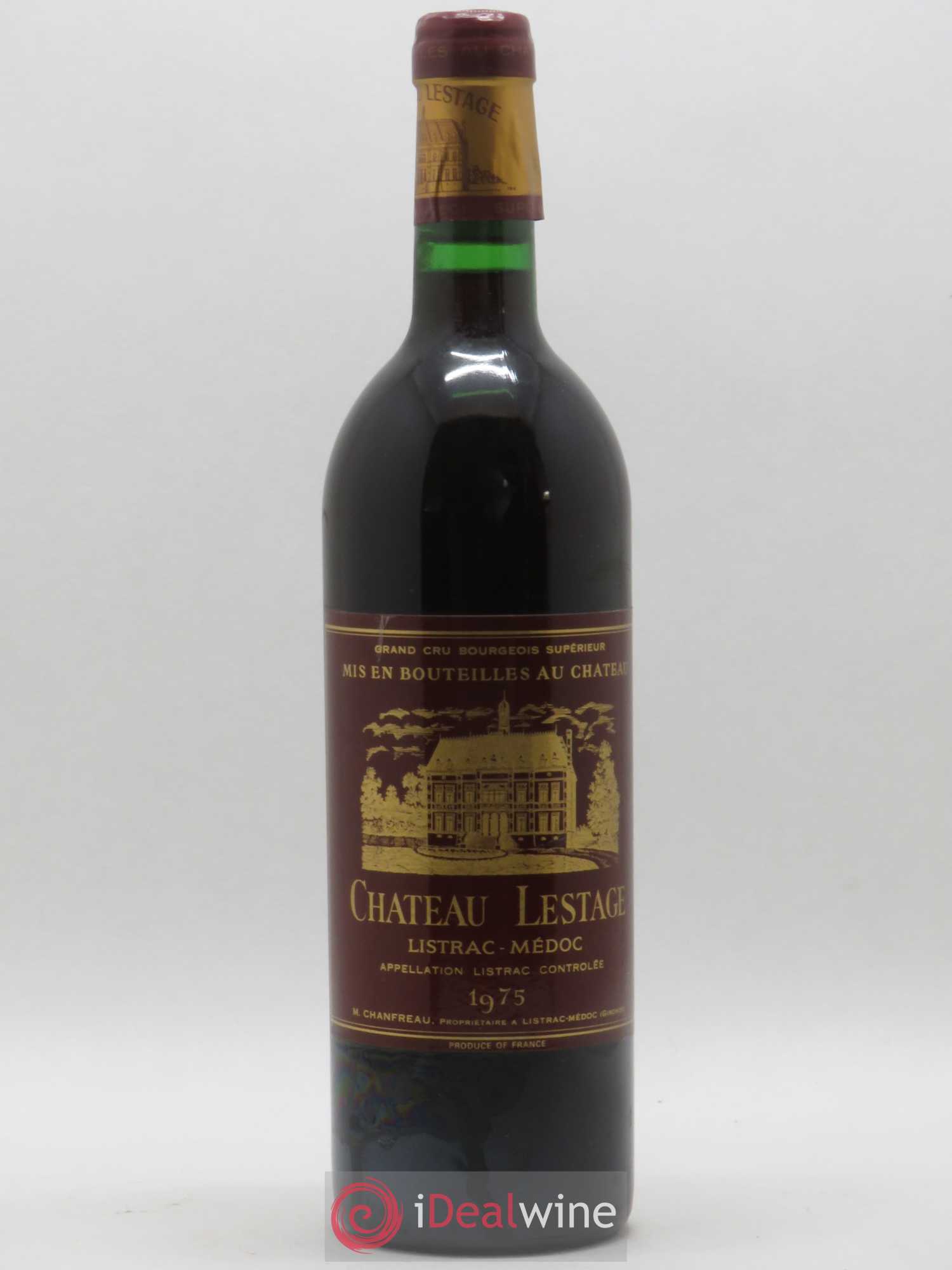 Château Lestage Cru Bourgeois 1975 - Lot de 1 bouteille - 0