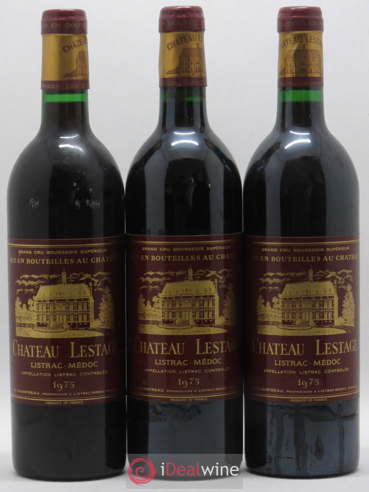 Château Lestage Cru Bourgeois 1975 - Lot de 6 bouteilles - 2