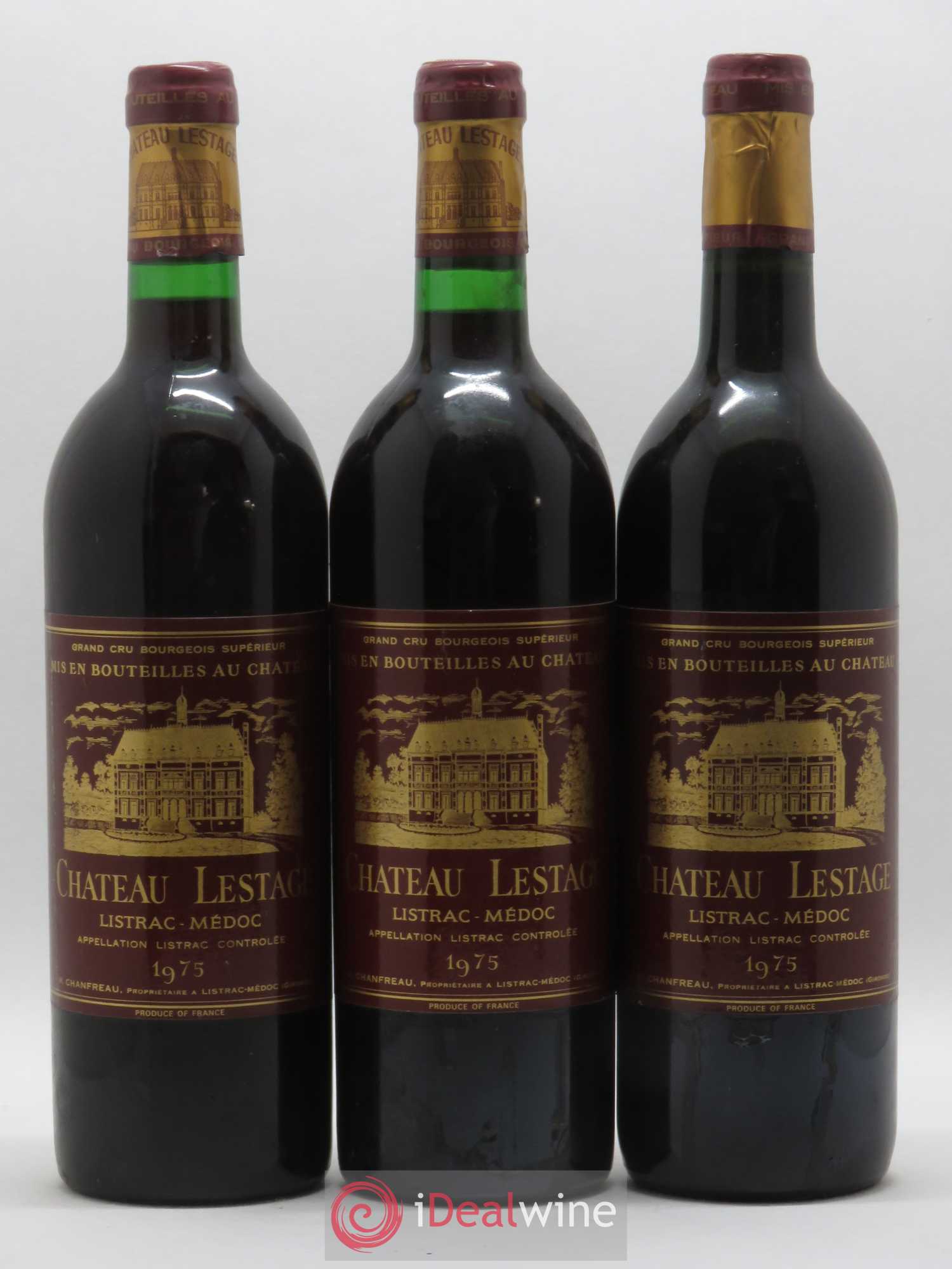 Château Lestage Cru Bourgeois 1975 - Lot de 6 bouteilles - 2