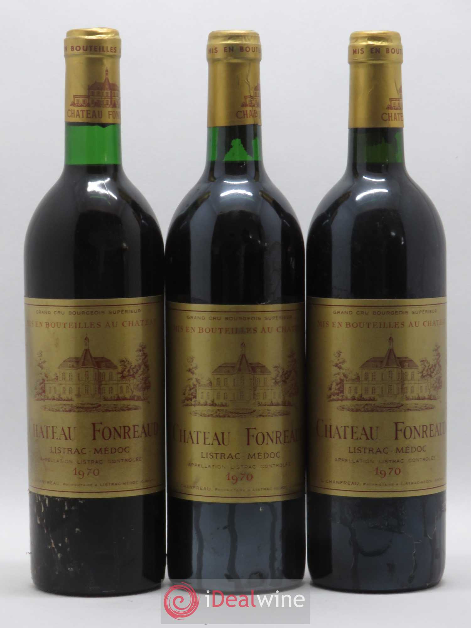 Château Fonréaud Cru Bourgeois (sans prix de réserve) 1970 - Lot de 6 bouteilles - 1